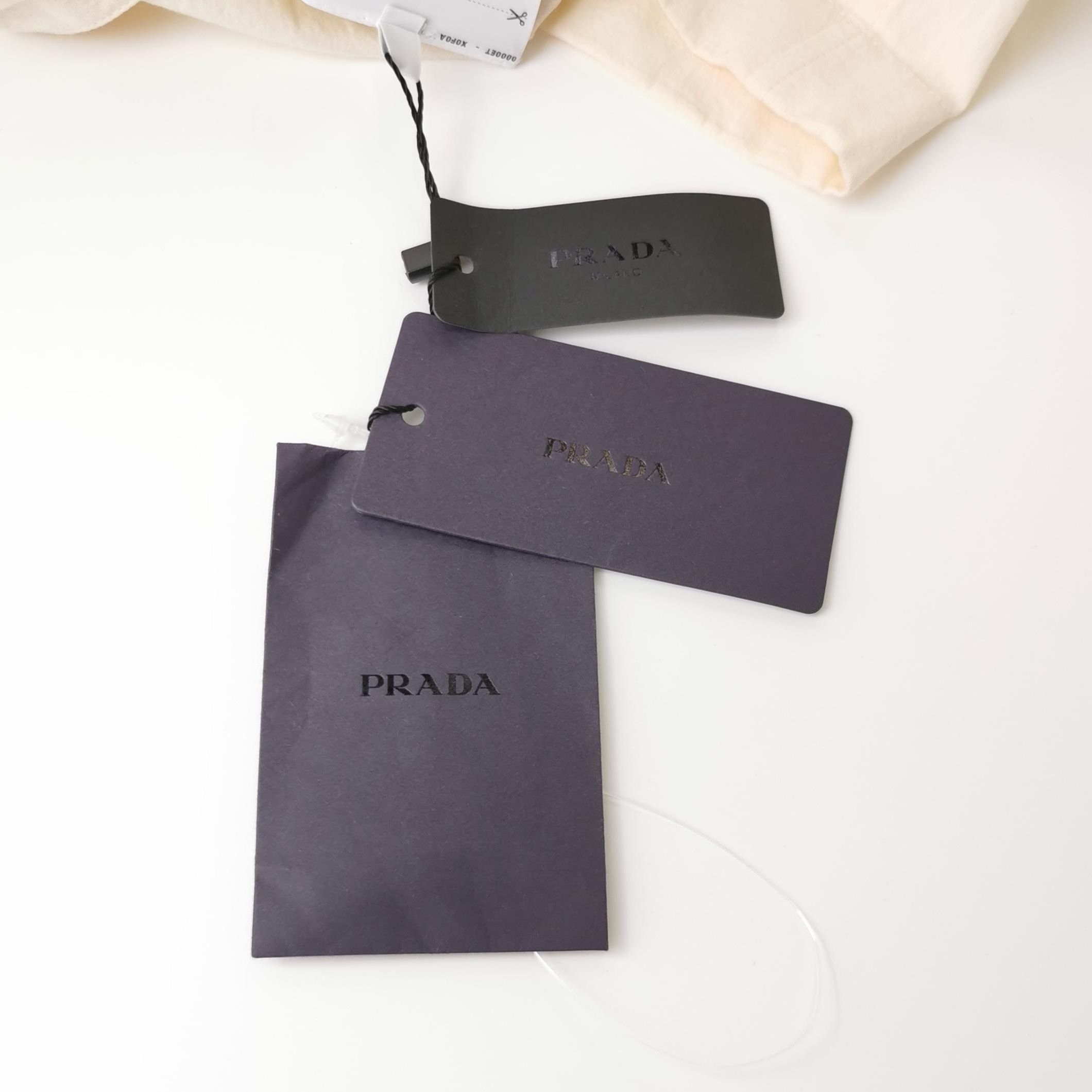 Prada Prada Logo Cotton Shirt Jumpsuit for Women - dmc Size 38" / US 16 / IT 52 - 4 Thumbnail