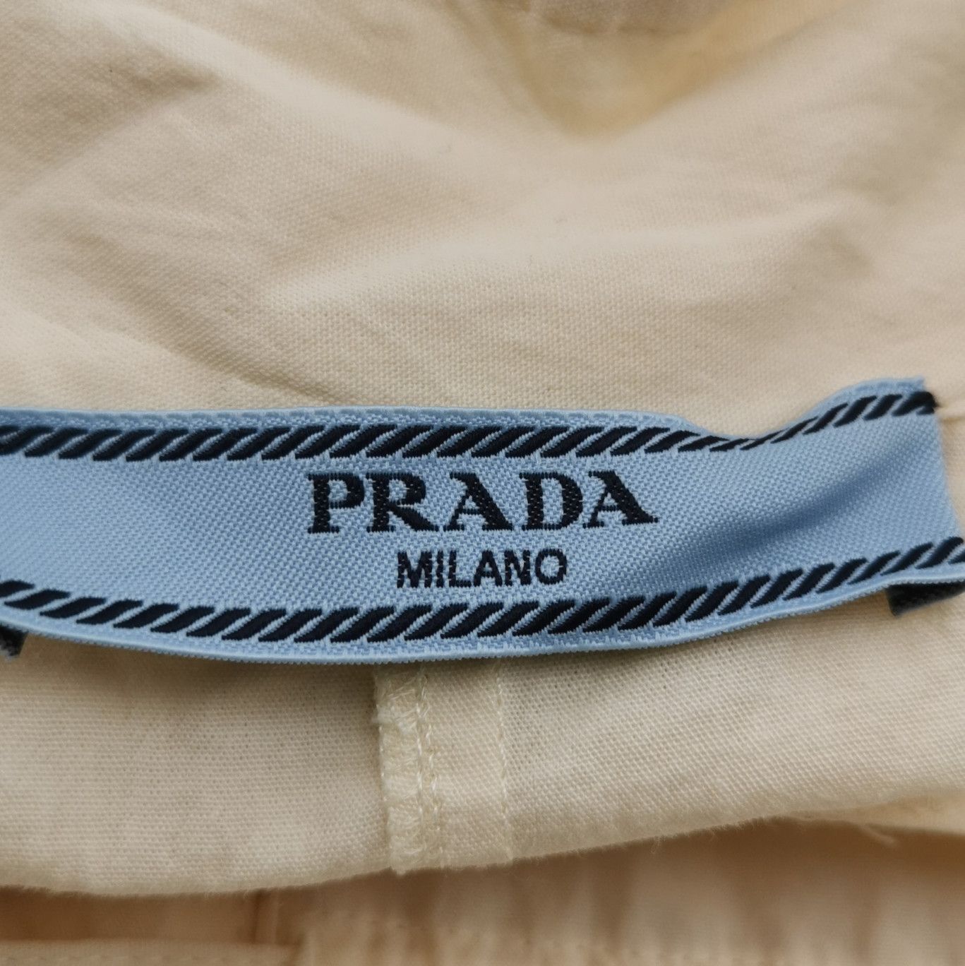 Prada Prada Logo Cotton Shirt Jumpsuit for Women - dmc Size 38" / US 16 / IT 52 - 6 Thumbnail