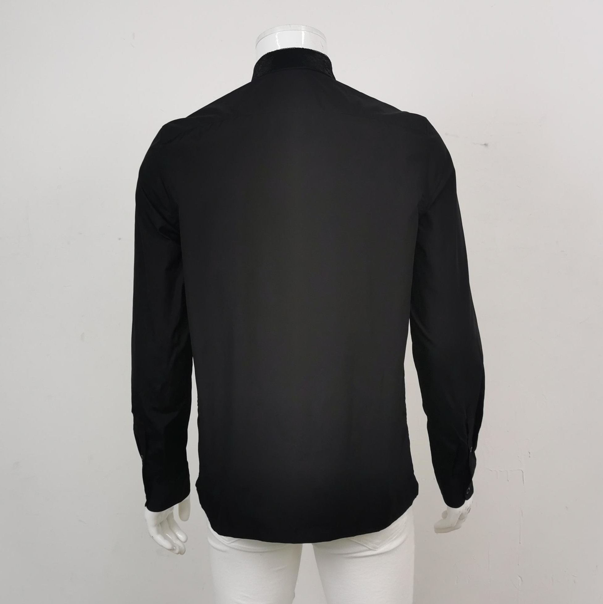 Prada Prada Cotton Front Button Shirt for Men - dmc Size M / US 6-8 / IT 42-44 - 2 Thumbnail
