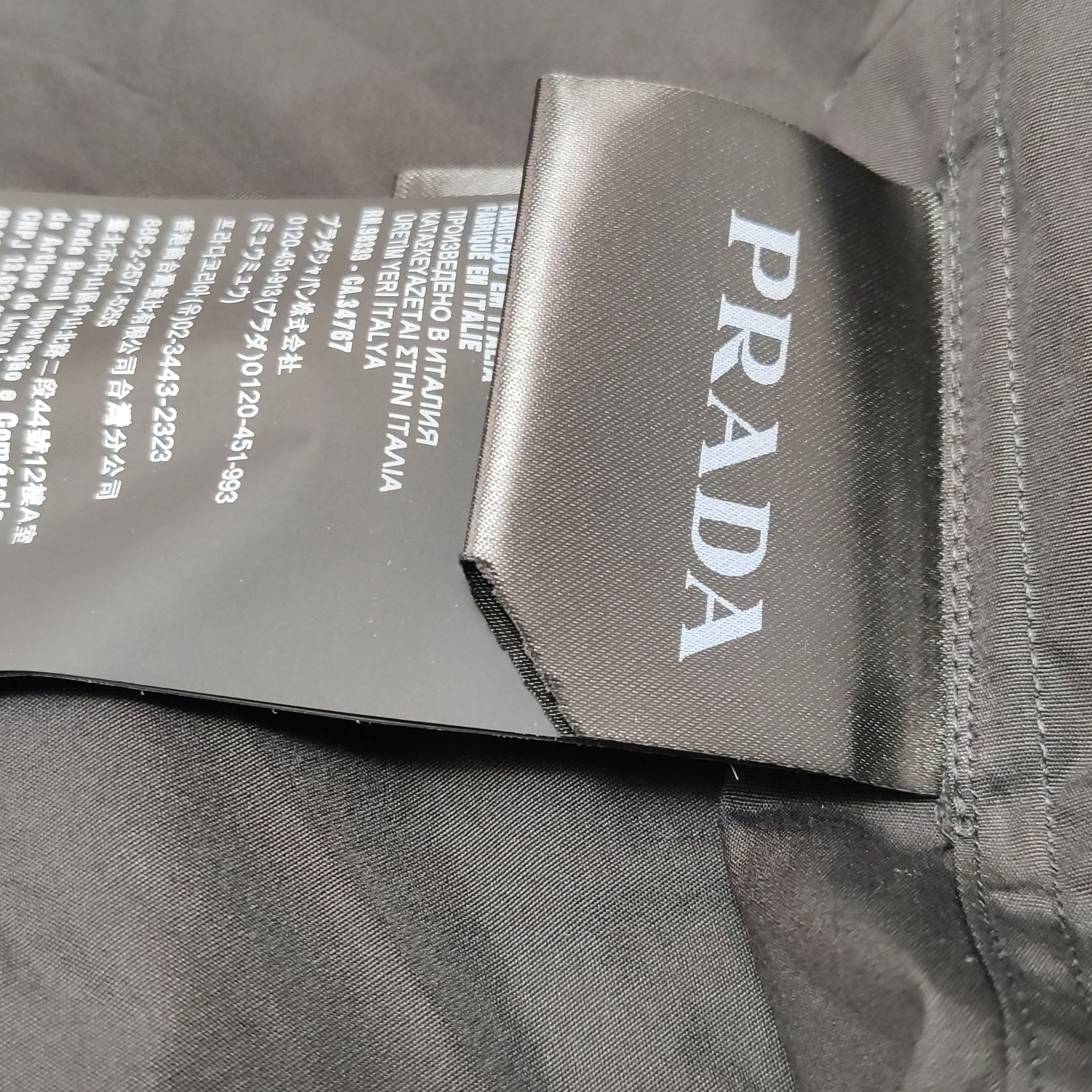 Prada Prada Cotton Front Button Shirt for Men - dmc Size M / US 6-8 / IT 42-44 - 9 Thumbnail