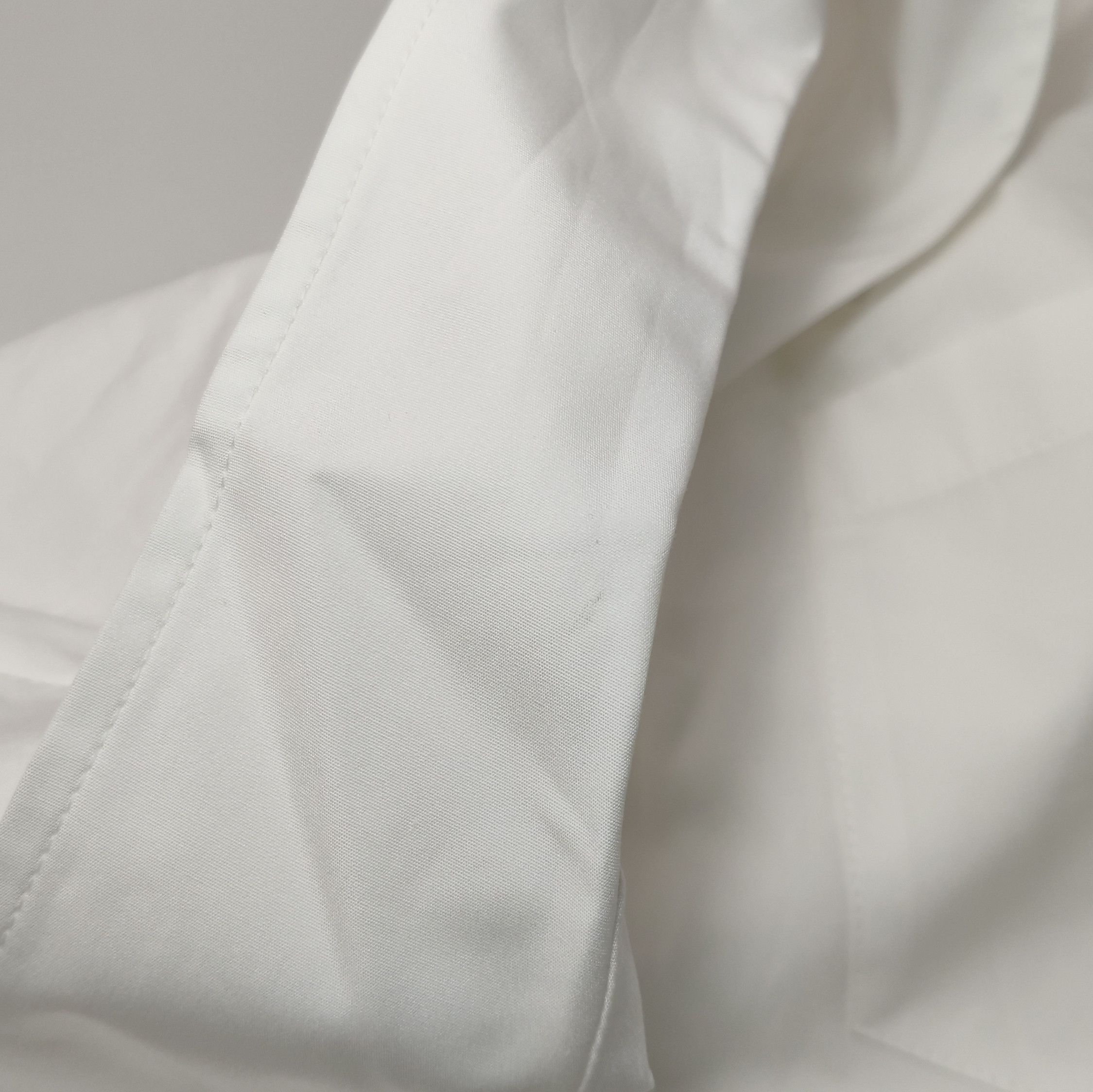 Prada Prada Cropped Button-Up Shirt in White - dmc Size L / US 10 / IT 46 - 9 Thumbnail