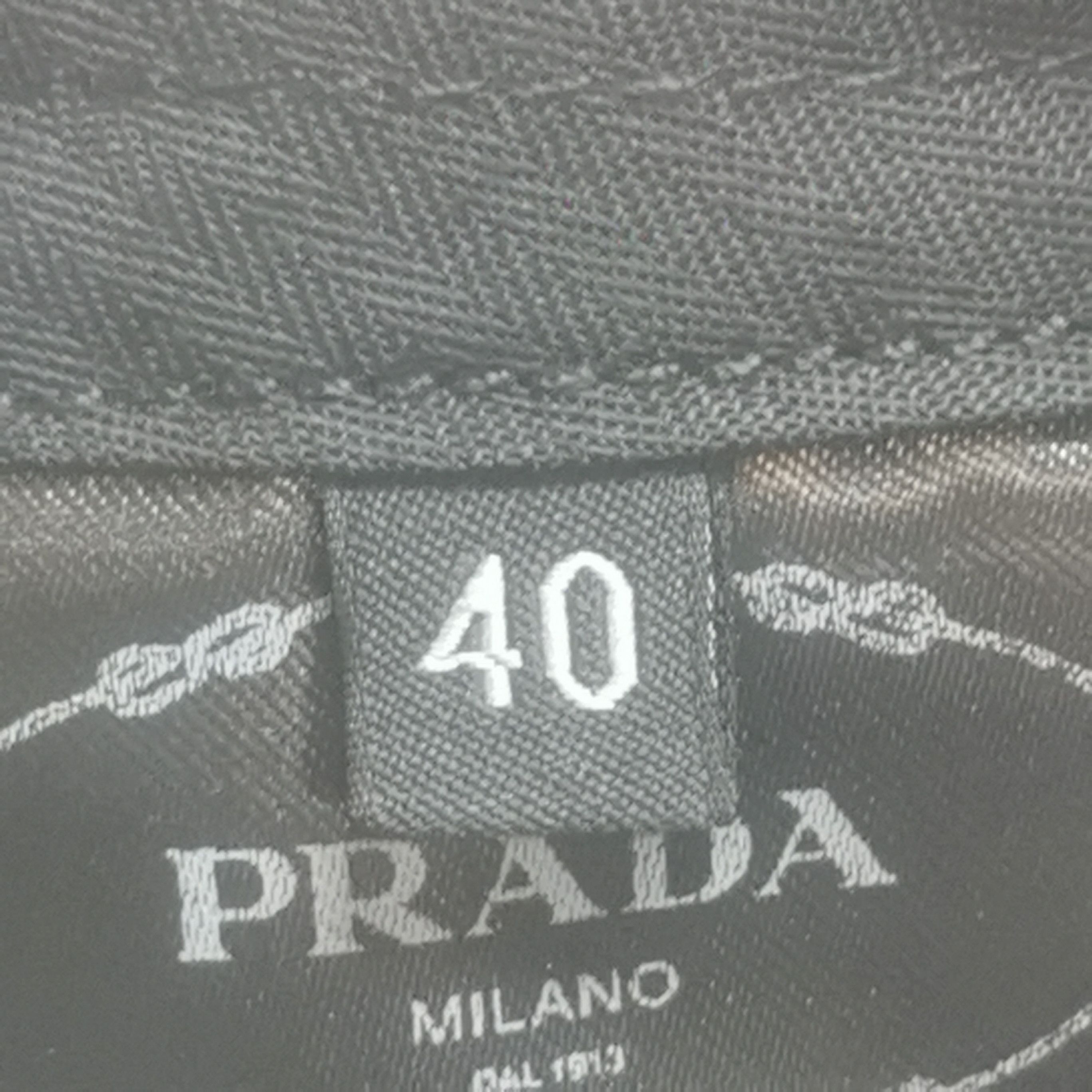Prada Prada Wool Wide-Leg Trousers in Black - dmc Size 40" / US 18 - 7 Thumbnail