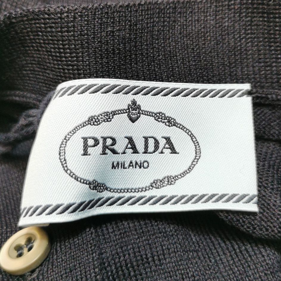 Prada Prada Wool V-Neck Long Sleeve Cardigan - dmc Size S / US 4 / IT 40 - 4 Thumbnail