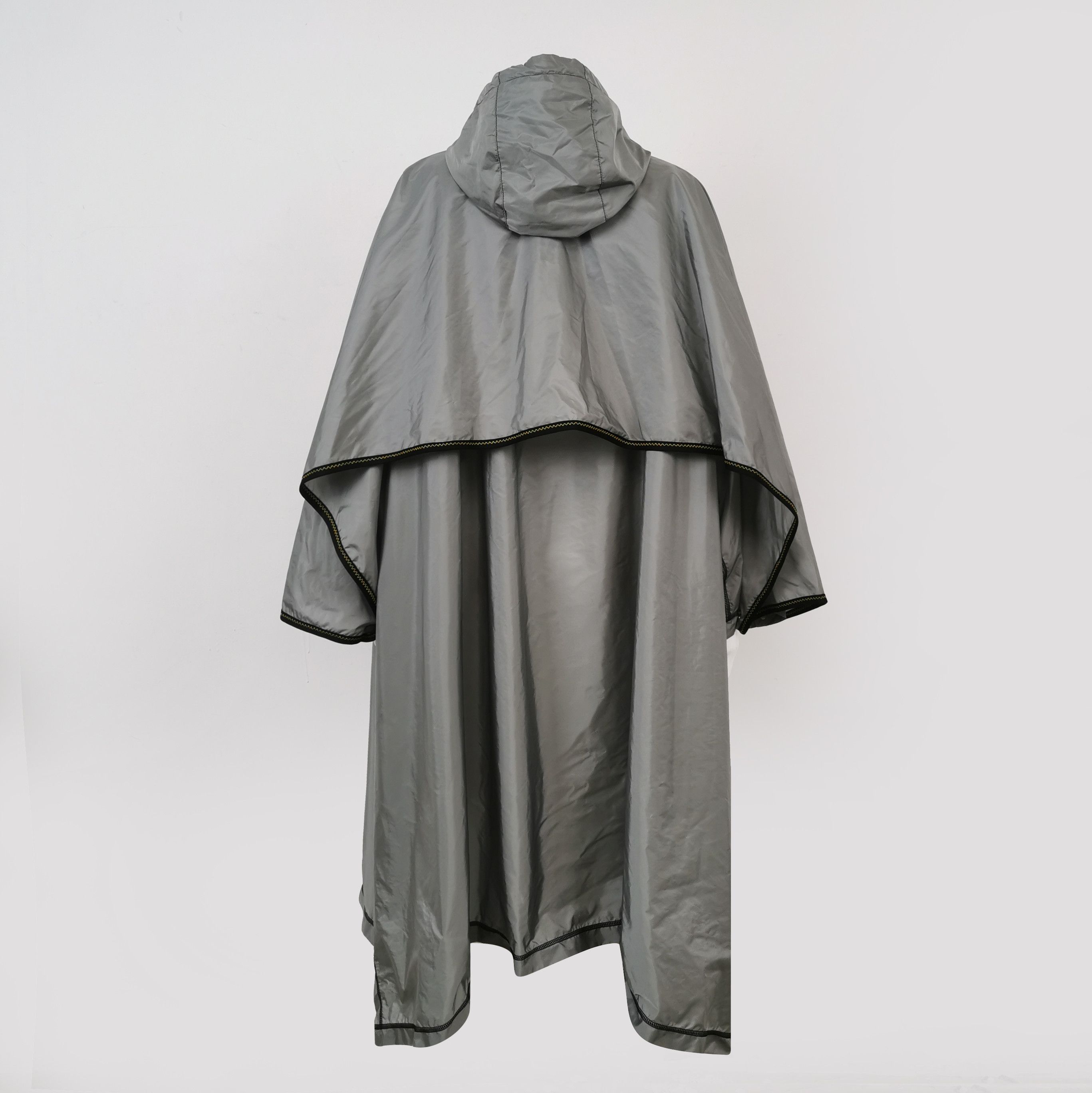Prada Prada Hooded Triangle Logo Cape Poncho - dmc Size M / US 6-8 / IT 42-44 - 2 Thumbnail