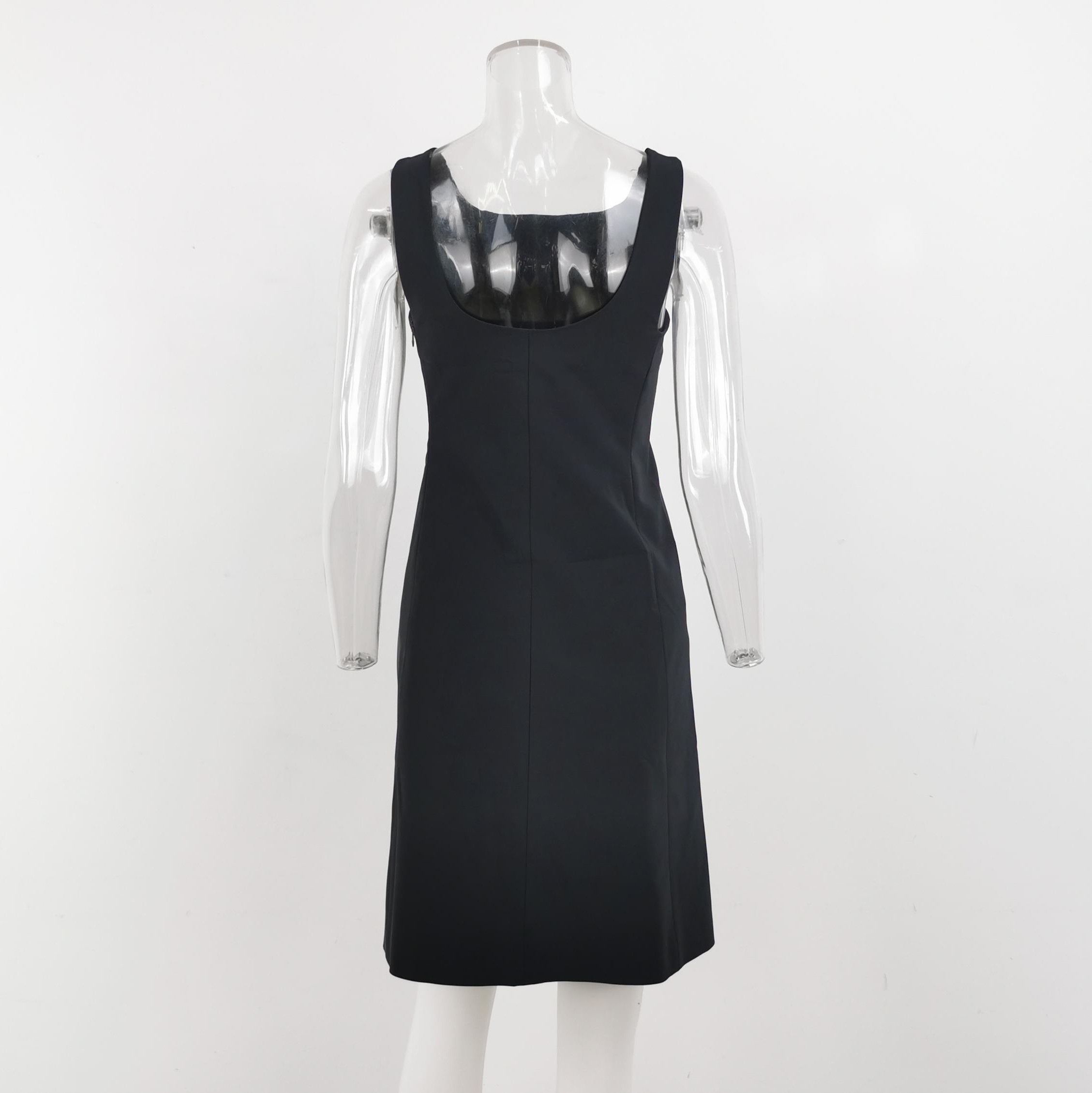 Prada Prada Sleeveless Square Neck Vintage Dress - dmc Size L / US 10 / IT 46 - 3 Thumbnail