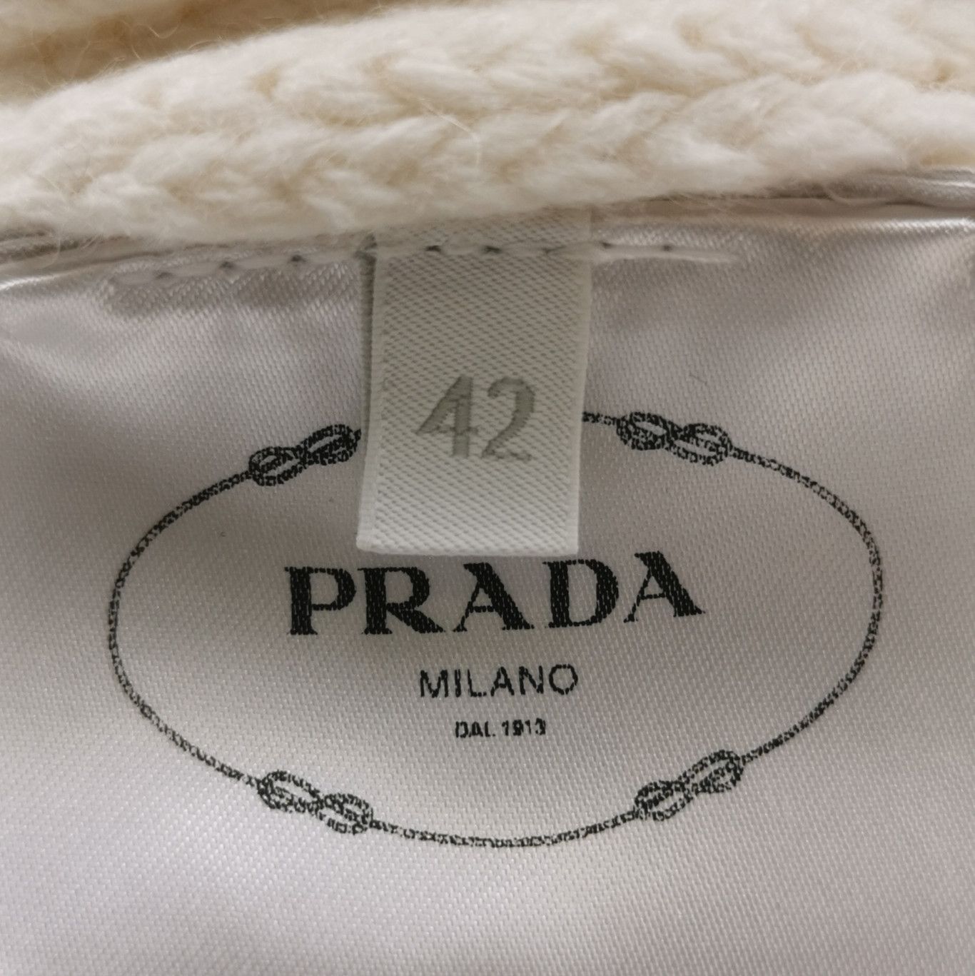 Prada Prada Cashmere Turtleneck Sweater in Cream - dmc Size XL / US 12-14 / IT 48-50 - 5 Thumbnail