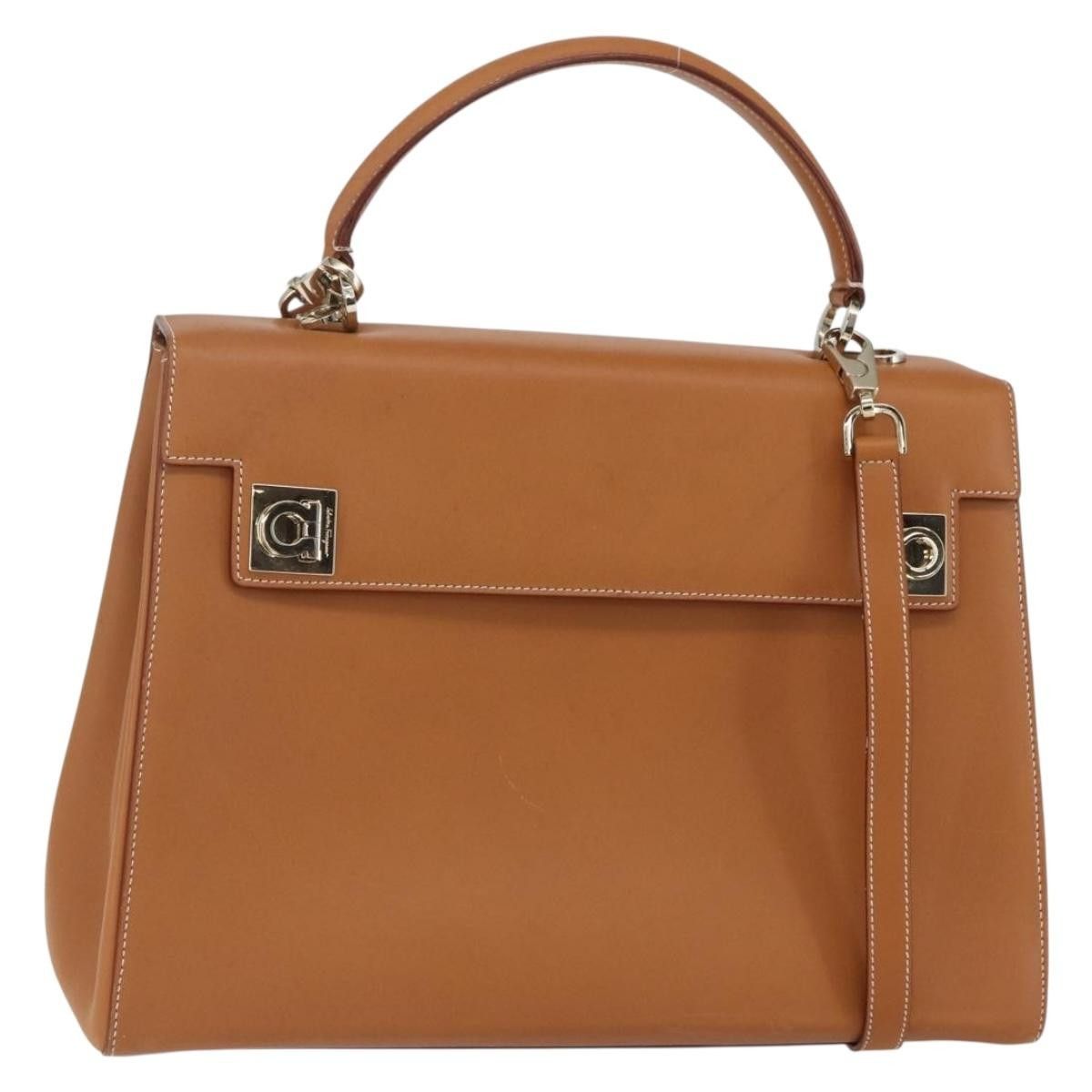 Salvatore Ferragamo Salvatore Ferragamo Gancini handbag Leather Size ONE SIZE - 18 Thumbnail