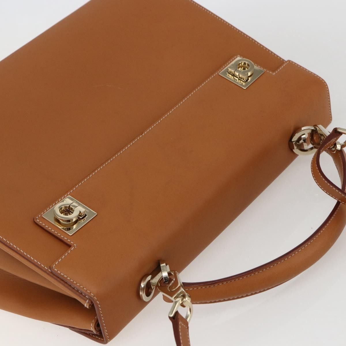 Salvatore Ferragamo Salvatore Ferragamo Gancini handbag Leather Size ONE SIZE - 13 Thumbnail