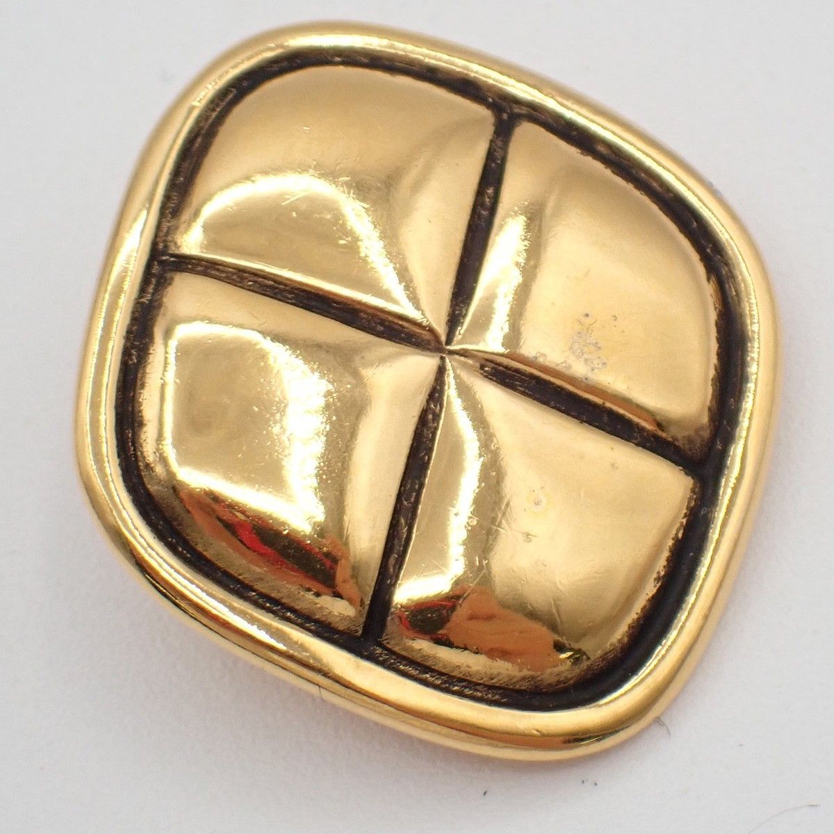 Chanel Chanel CC Rhombus Clip-On Earrings Metal Size ONE SIZE - 4 Thumbnail