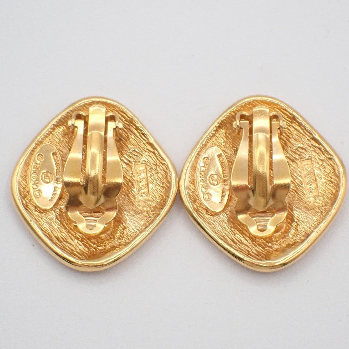 Chanel Chanel CC Rhombus Clip-On Earrings Metal Size ONE SIZE - 2 Thumbnail