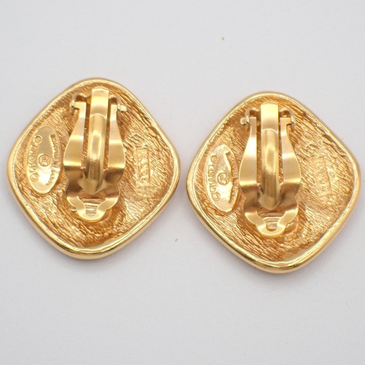 Chanel Chanel CC Rhombus Clip-On Earrings Metal Size ONE SIZE - 10 Thumbnail