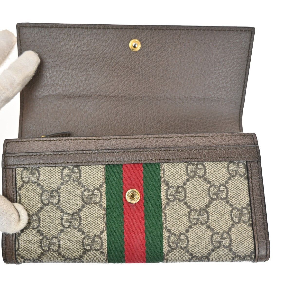 Gucci Gucci Ophidia Continental Wallet GG Coated Canvas Size ONE SIZE - 9 Thumbnail