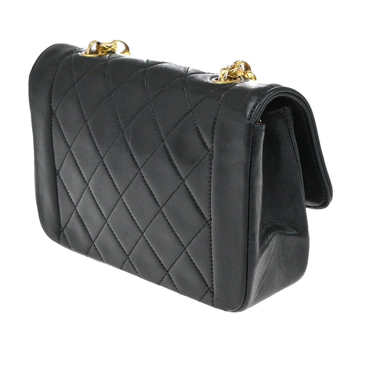 Chanel Chanel Diana Flap Bag Quilted Lambskin Size ONE SIZE - 4 Thumbnail
