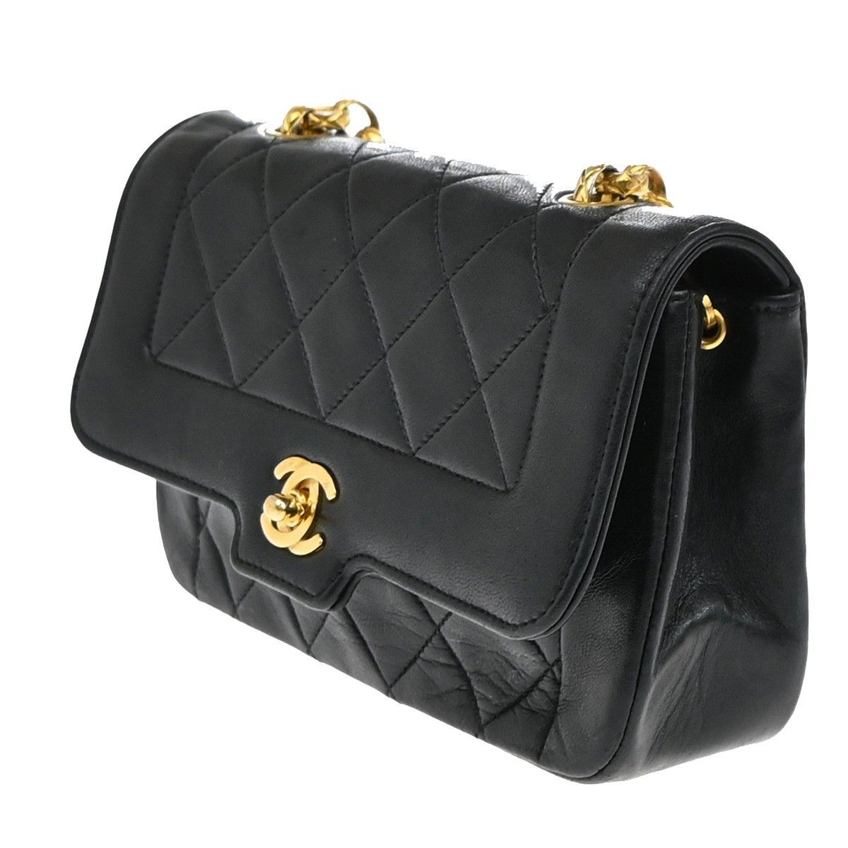 Chanel Chanel Diana Flap Bag Quilted Lambskin Size ONE SIZE - 3 Thumbnail
