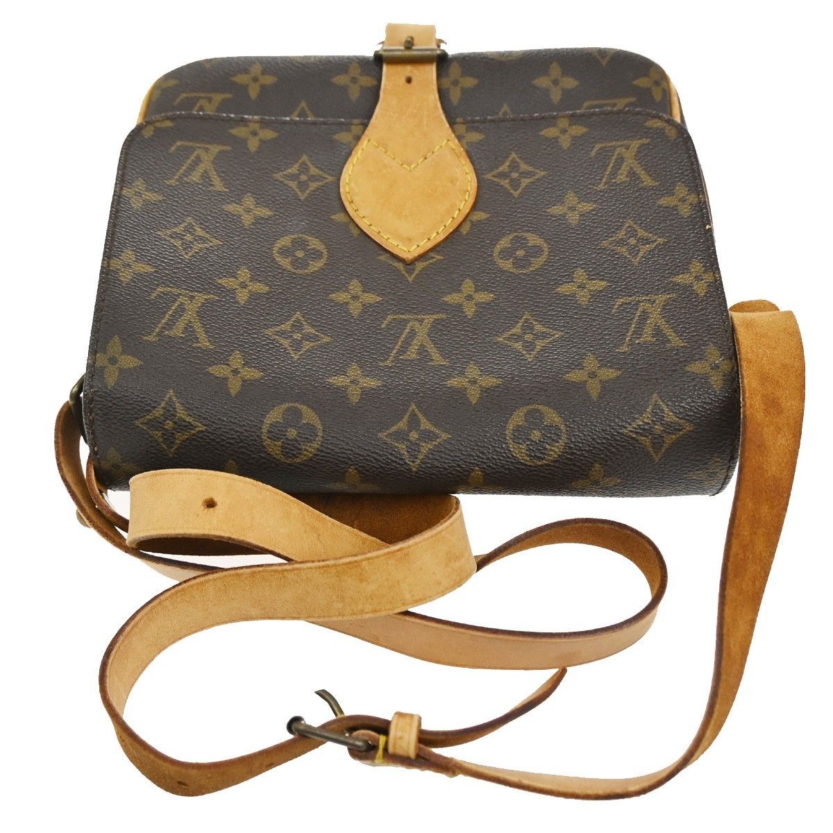Louis Vuitton Louis Vuitton Cartouchiere Handbag Monogram Canvas Size ONE SIZE - 8 Thumbnail