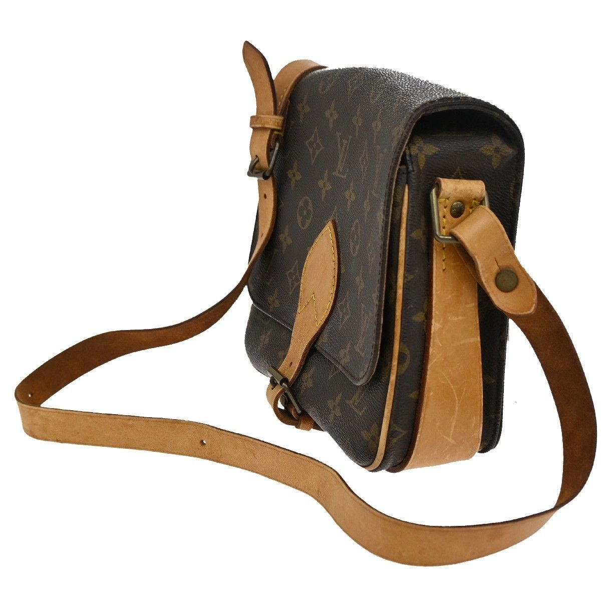 Louis Vuitton Louis Vuitton Cartouchiere Handbag Monogram Canvas Size ONE SIZE - 3 Thumbnail