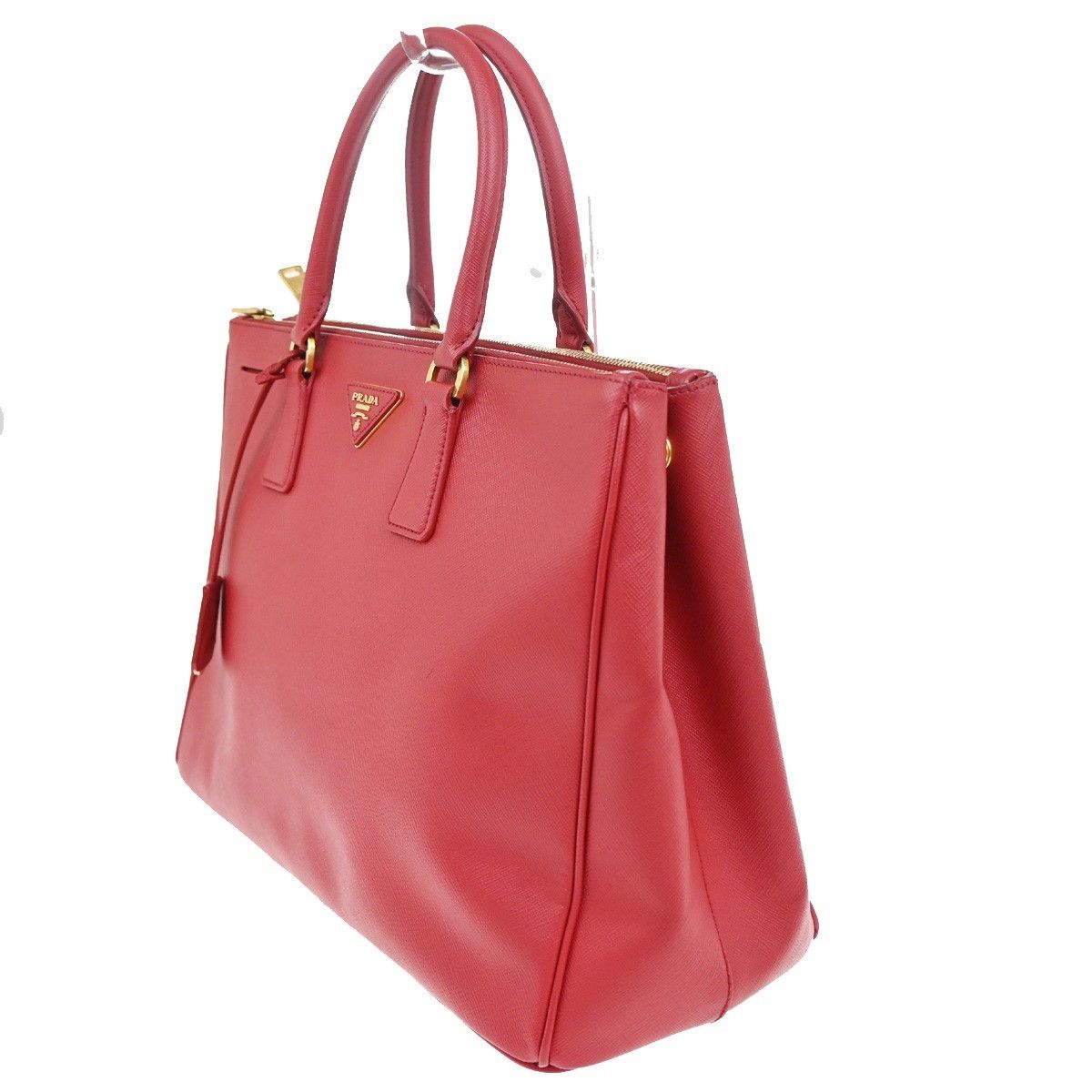 Prada Prada Double Zip Lux Tote Saffiano Leather Size ONE SIZE - 3 Thumbnail