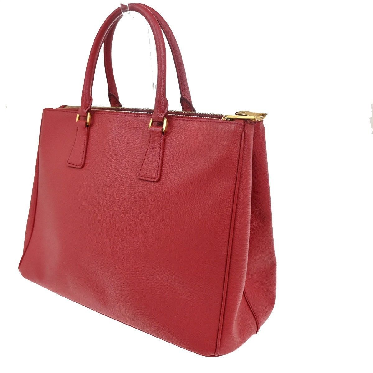 Prada Prada Double Zip Lux Tote Saffiano Leather Size ONE SIZE - 4 Thumbnail