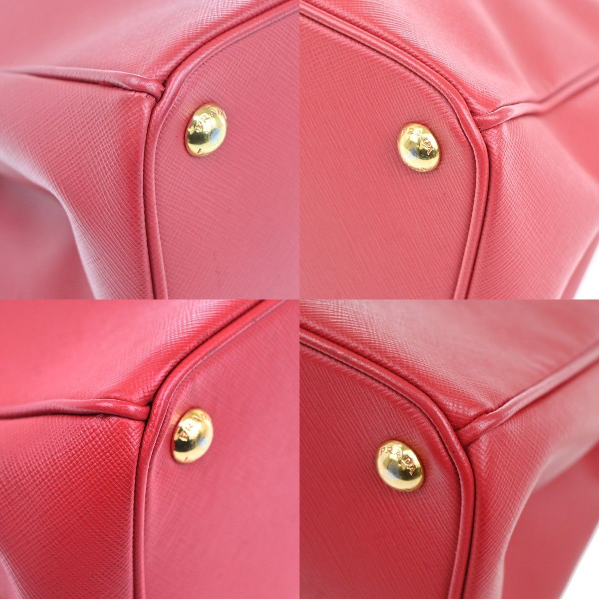 Prada Prada Double Zip Lux Tote Saffiano Leather Size ONE SIZE - 8 Thumbnail