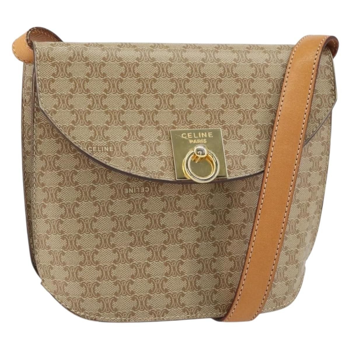 Celine Celine Vintage Macadam Shoulder Bag Canvas Size ONE SIZE - 19 Thumbnail