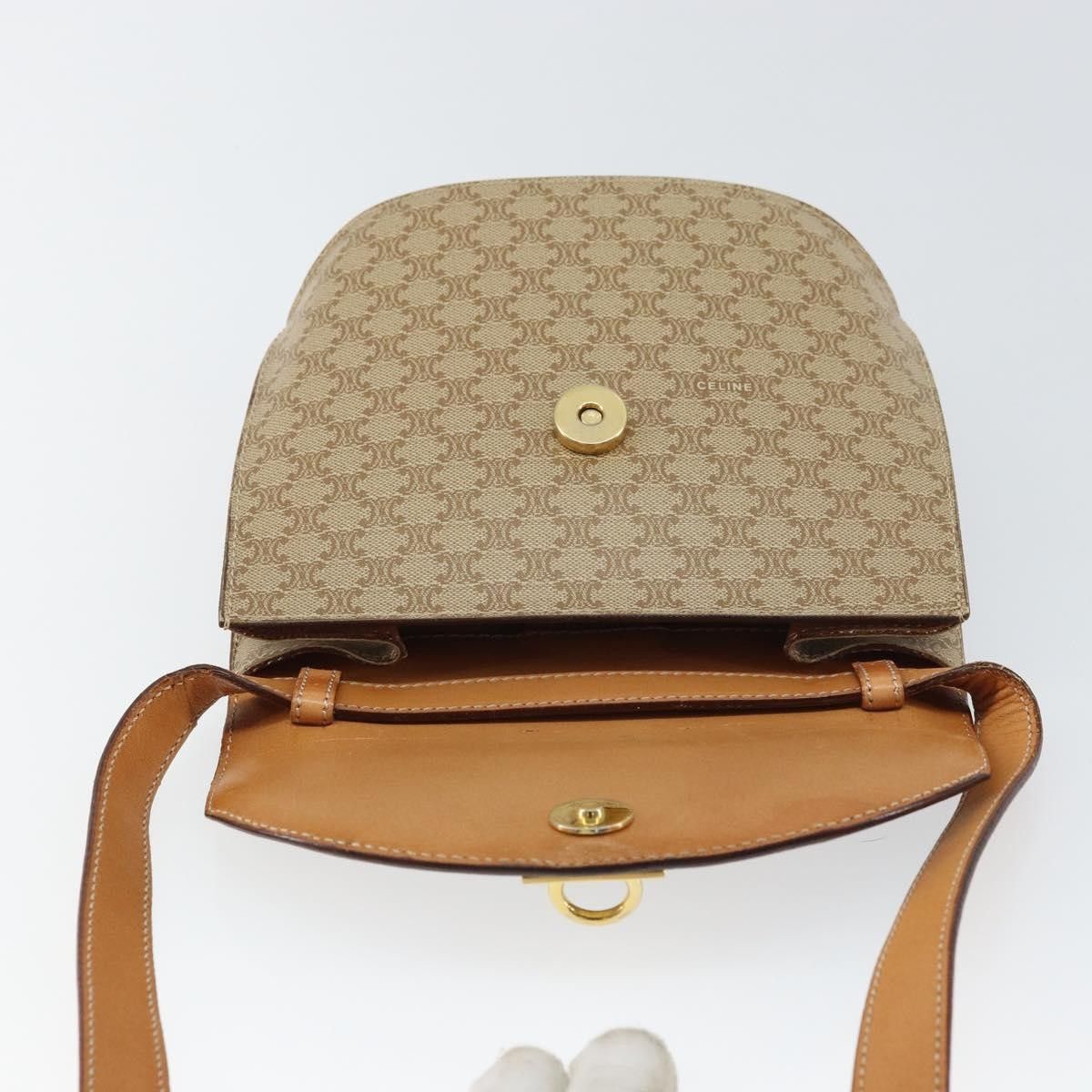 Celine Celine Vintage Macadam Shoulder Bag Canvas Size ONE SIZE - 18 Thumbnail