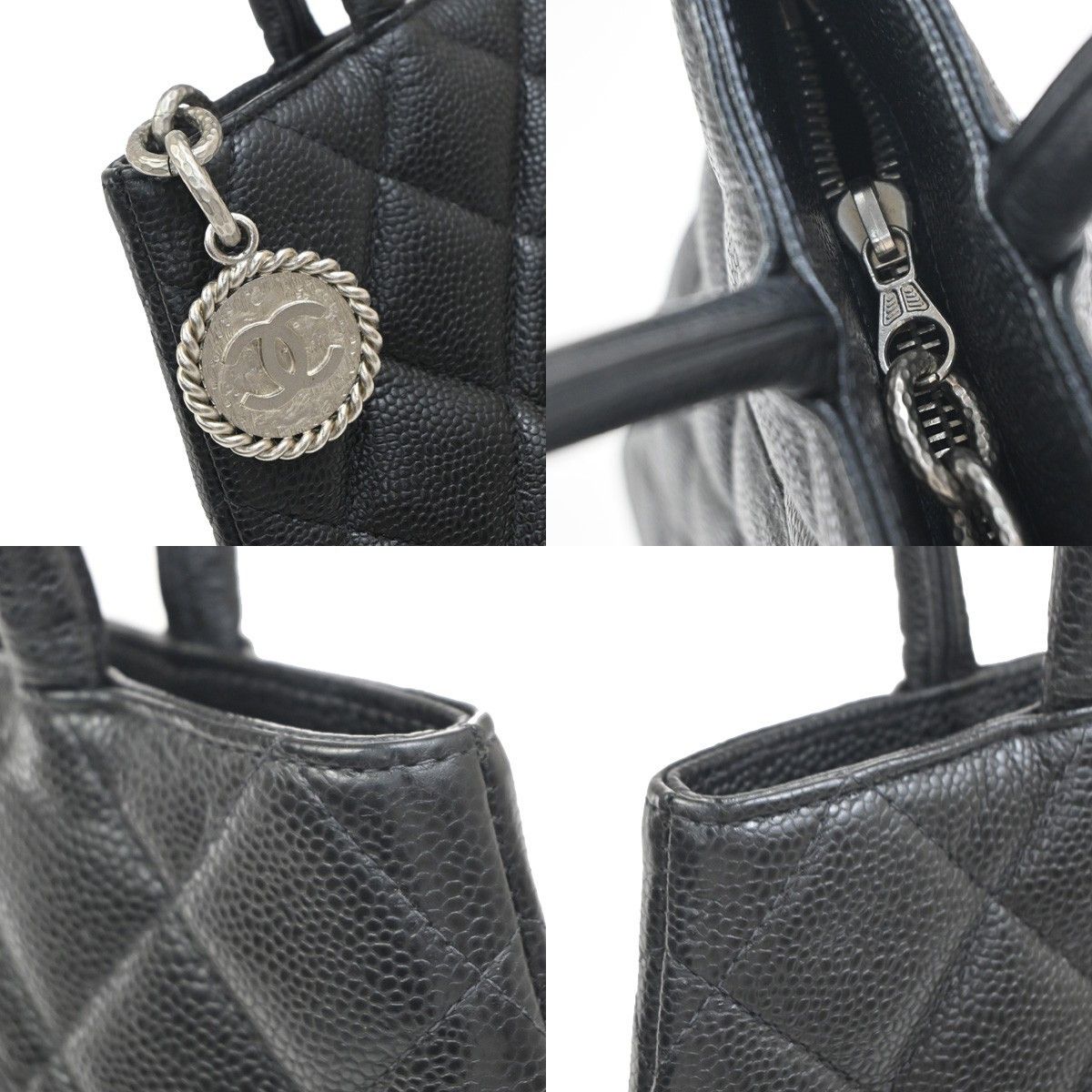 Chanel Chanel Medallion Tote Quilted Lambskin Size ONE SIZE - 9 Thumbnail