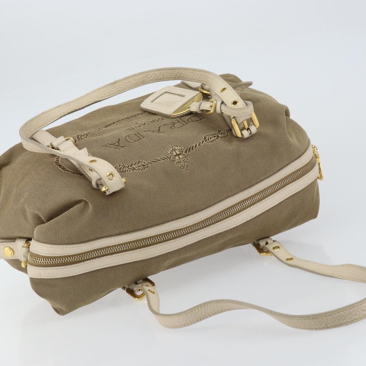 Prada Prada Logo Bauletto Bag Canvas Size ONE SIZE - 14 Thumbnail