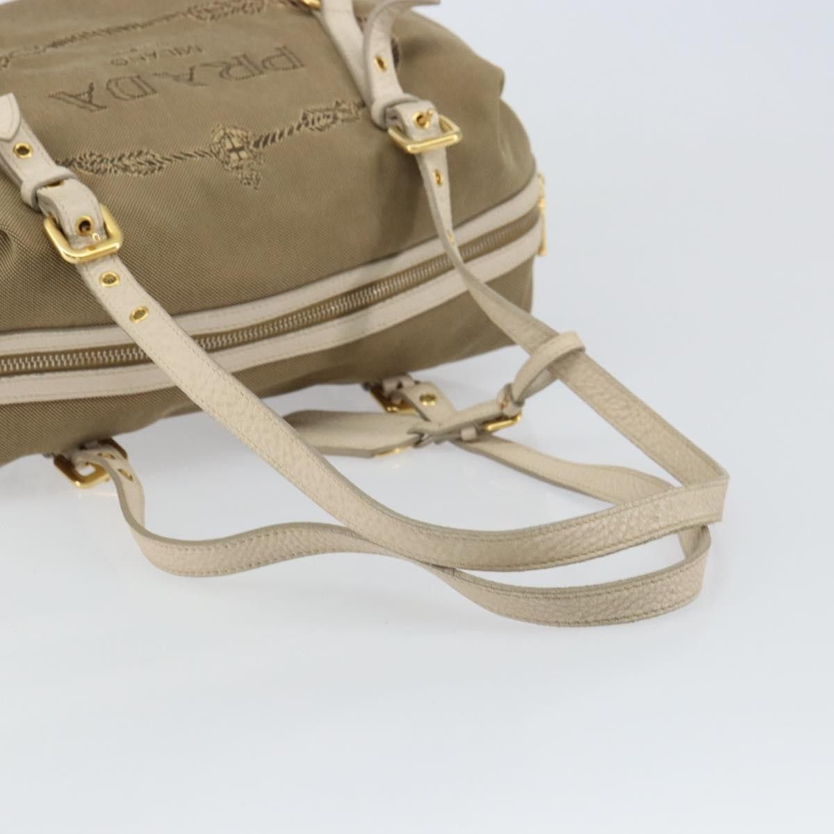 Prada Prada Logo Bauletto Bag Canvas Size ONE SIZE - 8 Thumbnail