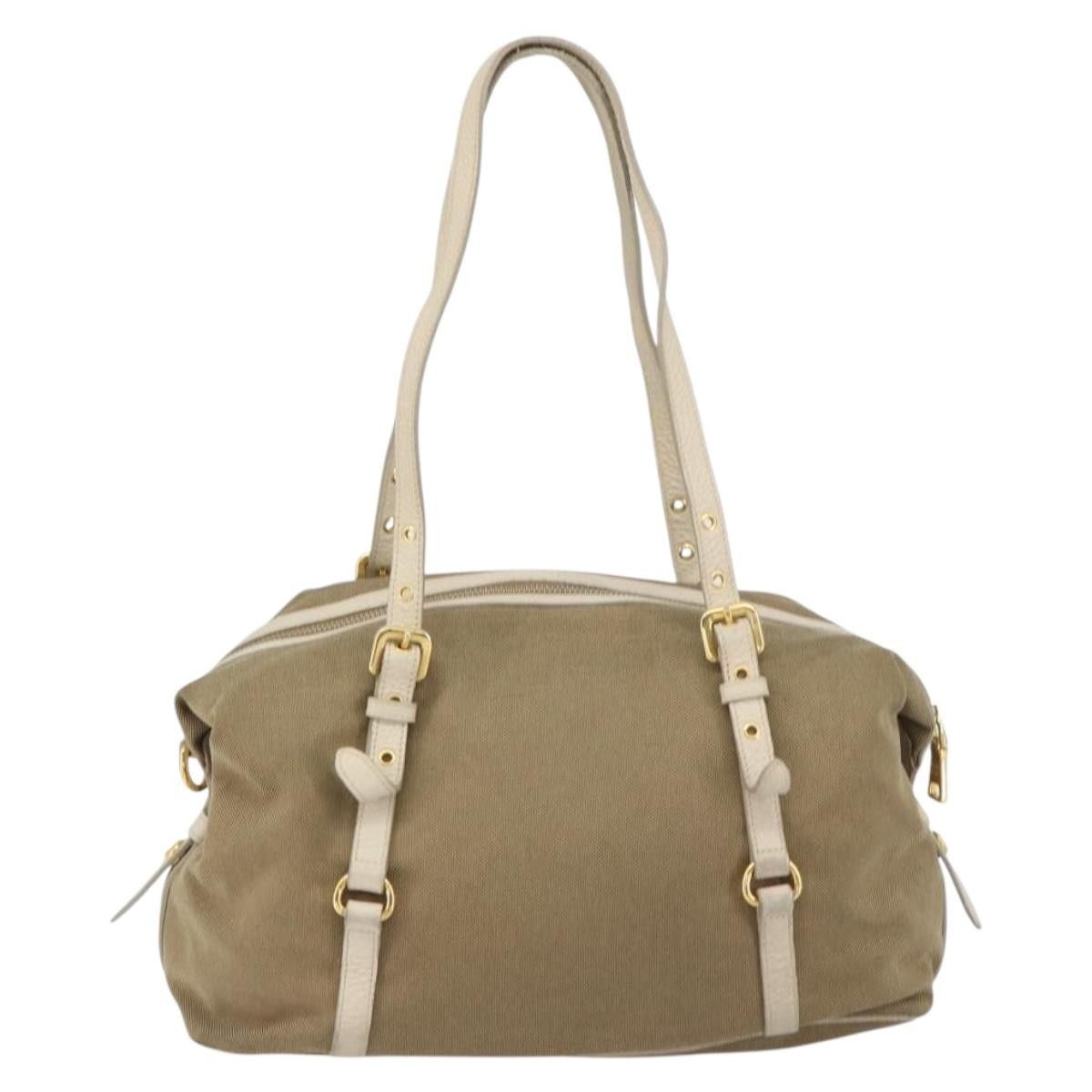 Prada Prada Logo Bauletto Bag Canvas Size ONE SIZE - 2 Thumbnail
