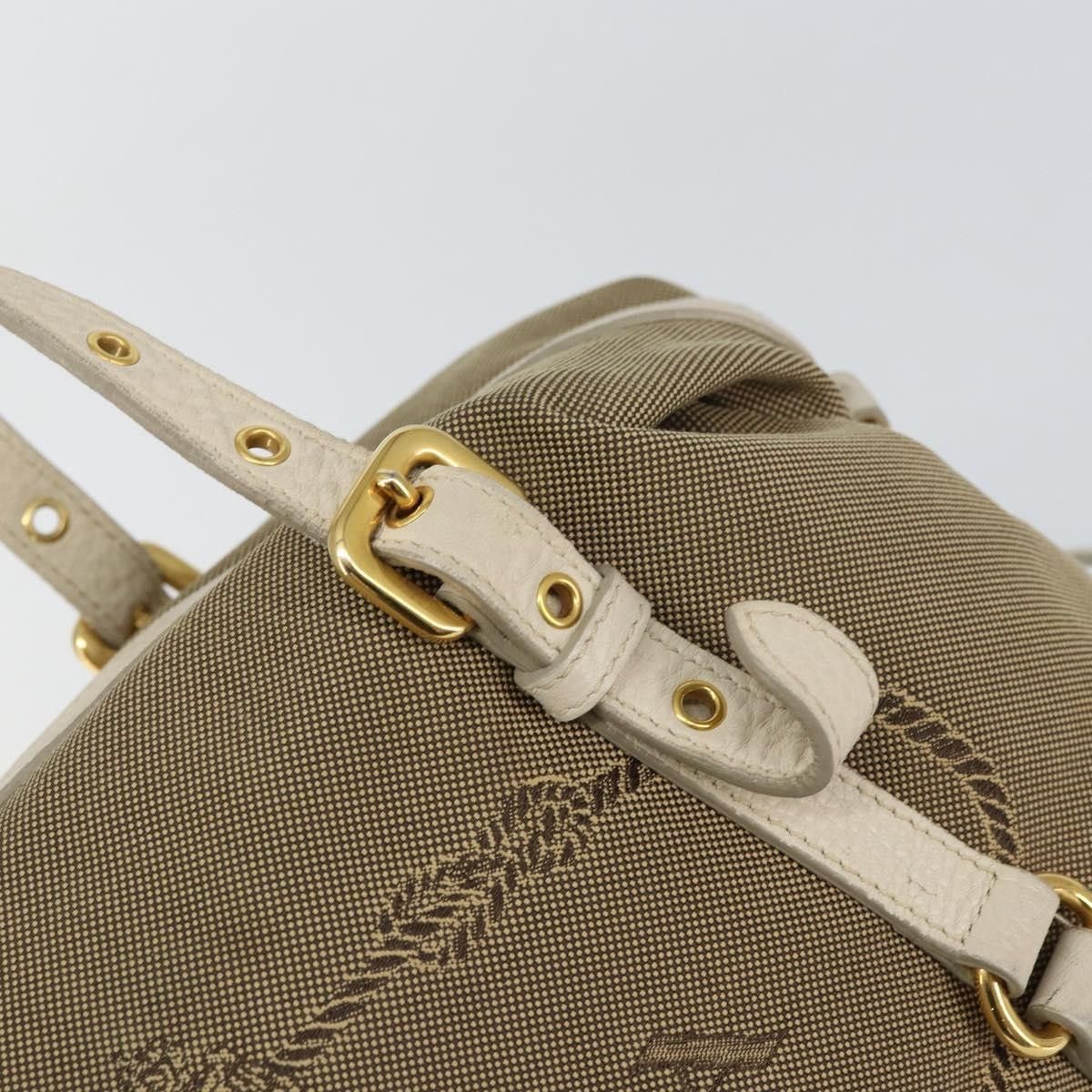 Prada Prada Logo Bauletto Bag Canvas Size ONE SIZE - 17 Thumbnail