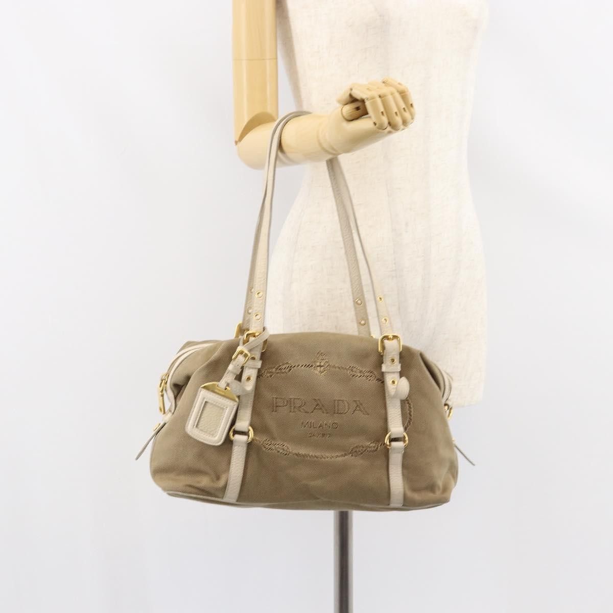 Prada Prada Logo Bauletto Bag Canvas Size ONE SIZE - 13 Thumbnail