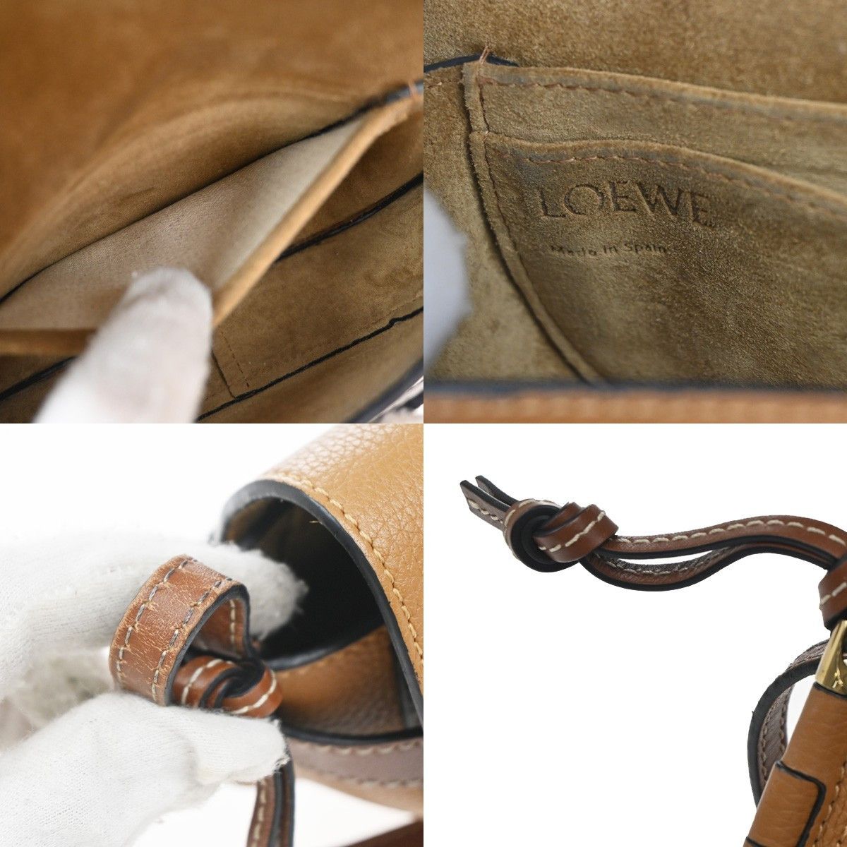 Loewe Loewe Gate Shoulder Bag Leather Size ONE SIZE - 6 Thumbnail