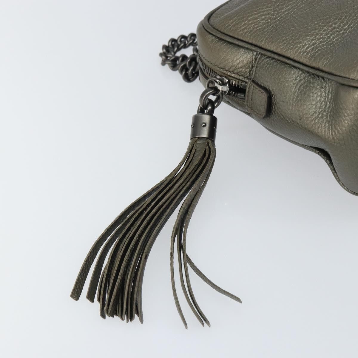 Gucci Gucci Soho Chain Zip Shoulder Bag Leather Size ONE SIZE - 19 Thumbnail