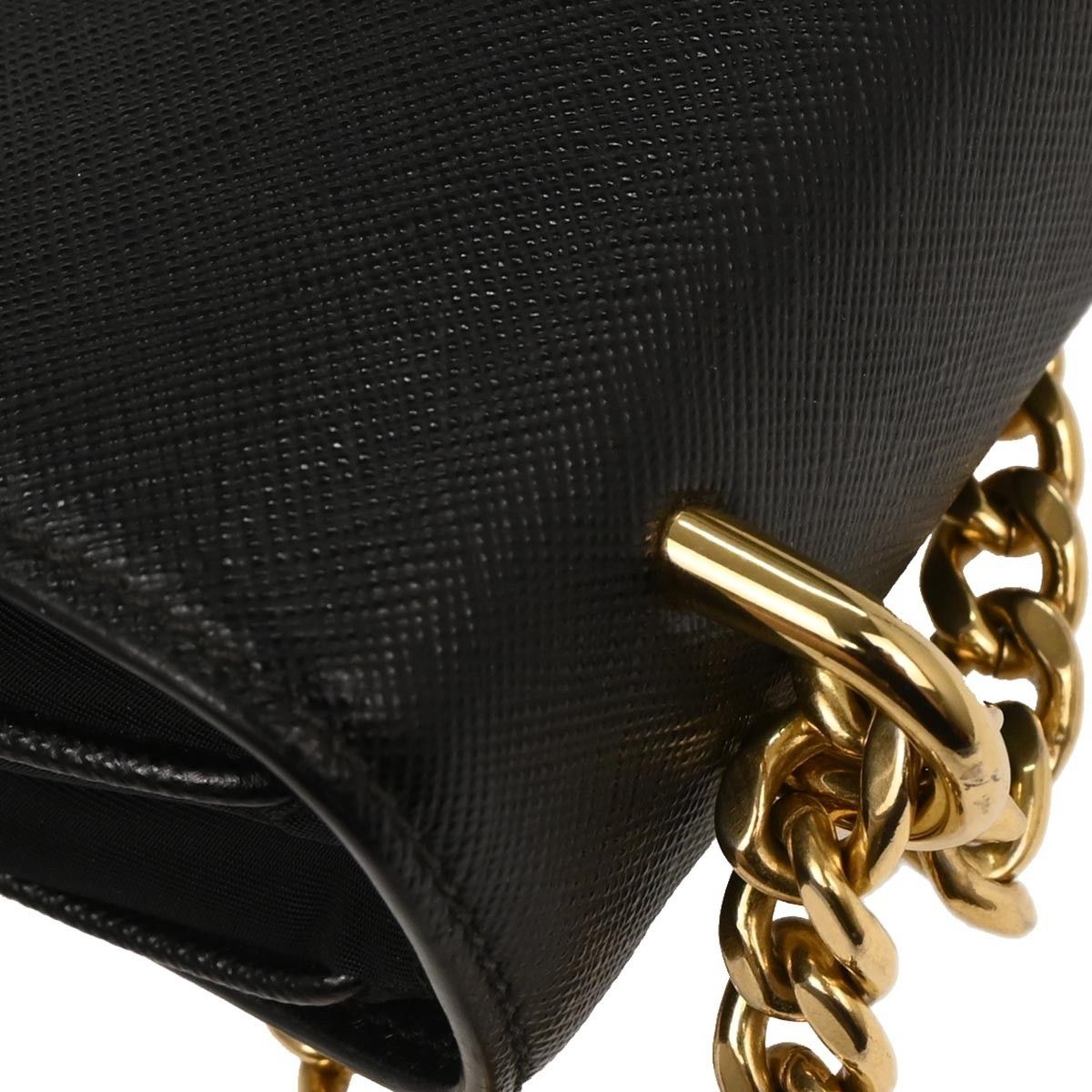 Prada Prada Chain Flap Crossbody Bag Saffiano Leather Size ONE SIZE - 5 Thumbnail