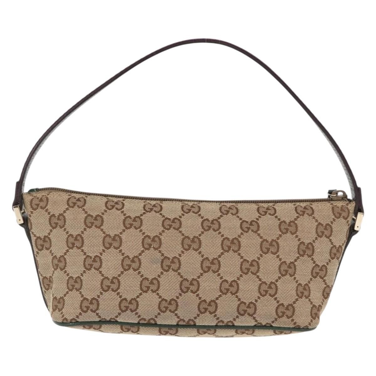 Gucci Gucci Vintage Boat Pochette GG Canvas Size ONE SIZE - 2 Thumbnail