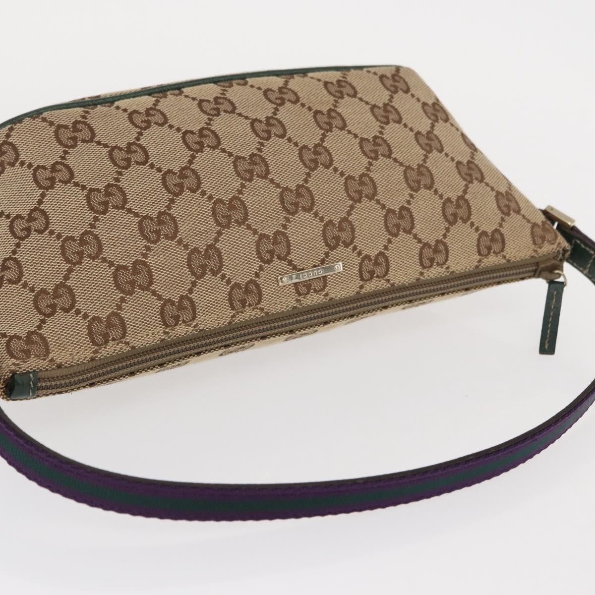 Gucci Gucci Vintage Boat Pochette GG Canvas Size ONE SIZE - 13 Thumbnail