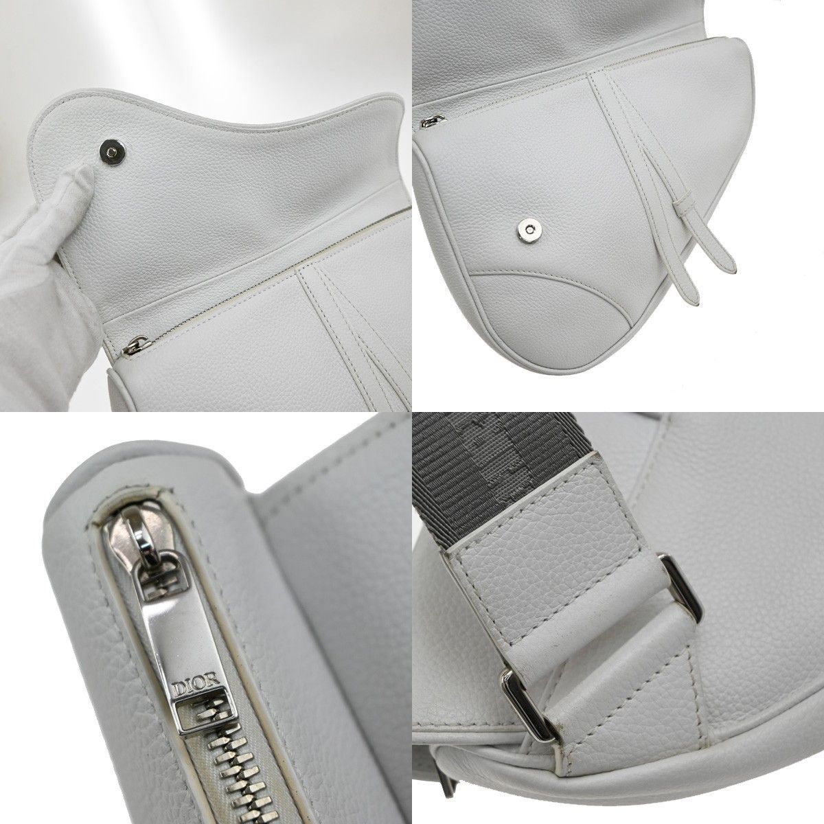 Dior Christian Dior Saddle Crossbody Bag Leather Size ONE SIZE - 17 Thumbnail