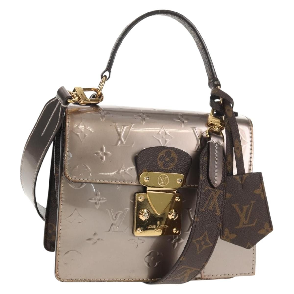 Louis Vuitton Louis Vuitton Spring Street NM Handbag Monogram Vernis with Monogram Canvas Size ONE SIZE - 16 Thumbnail