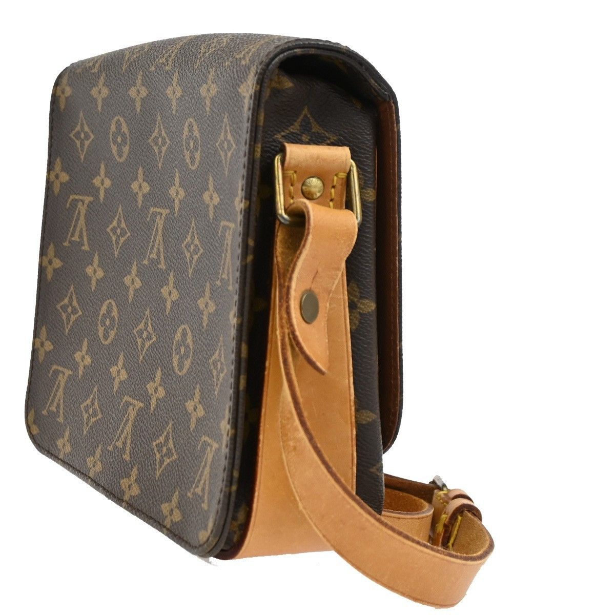 Louis Vuitton Louis Vuitton Cartouchiere Handbag Monogram Canvas Size ONE SIZE - 4 Thumbnail