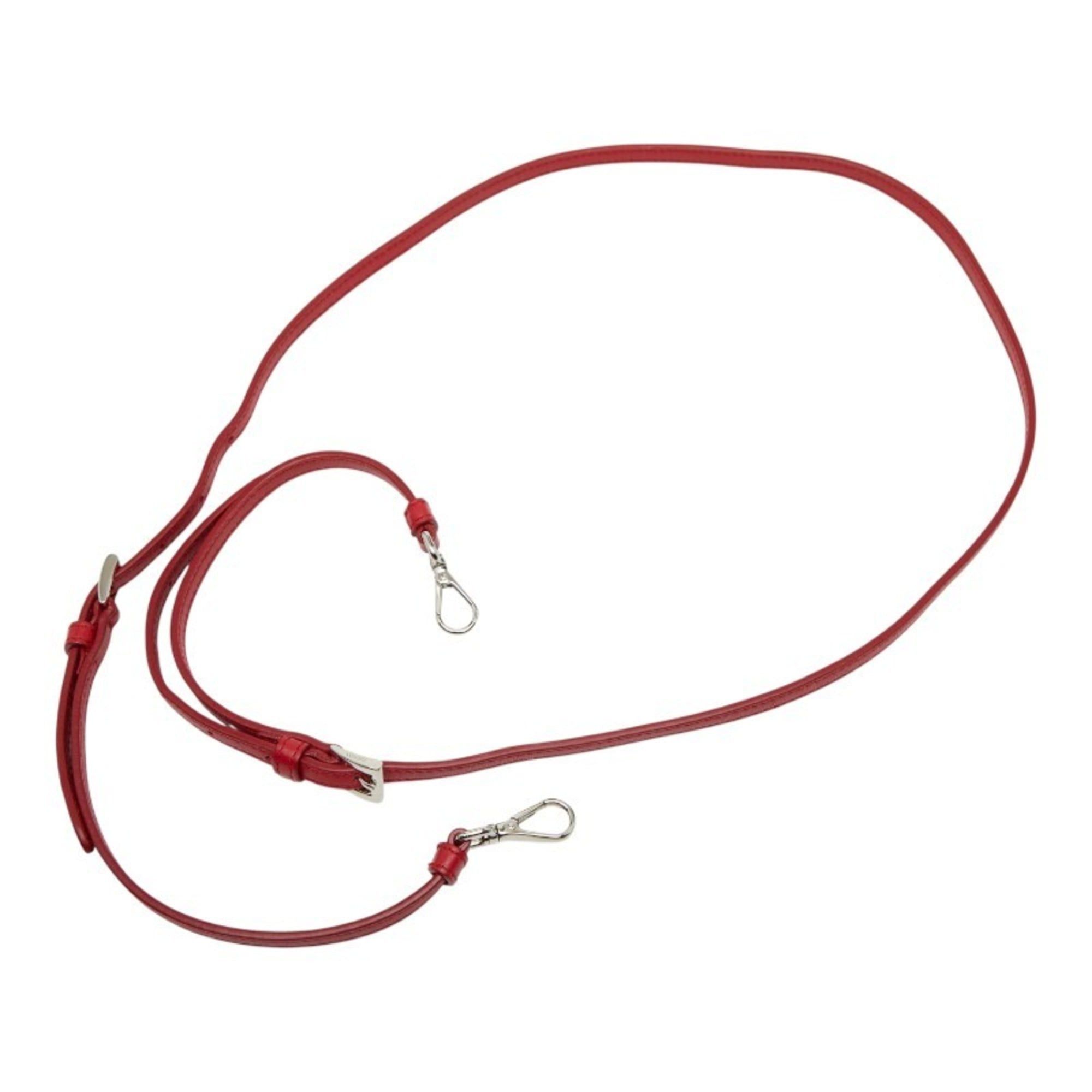 Prada Prada shoulder strap, red leather, women's, PRADA Size ONE SIZE - 4 Thumbnail
