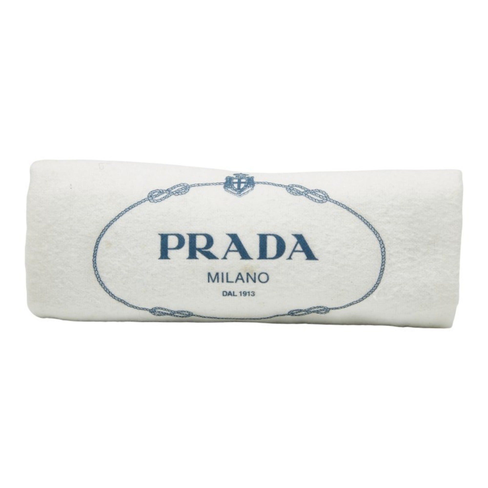 Prada Prada logo hardware chain one-shoulder bag handbag purple leather women's PRADA Size ONE SIZE - 9 Thumbnail