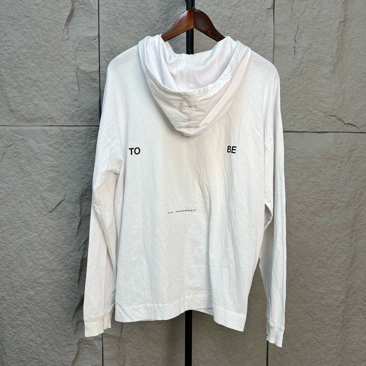 1017 ALYX 9SM alyx white hooded sweatshirt with printed logo Size US L / EU 52-54 / 3 - 2 Thumbnail