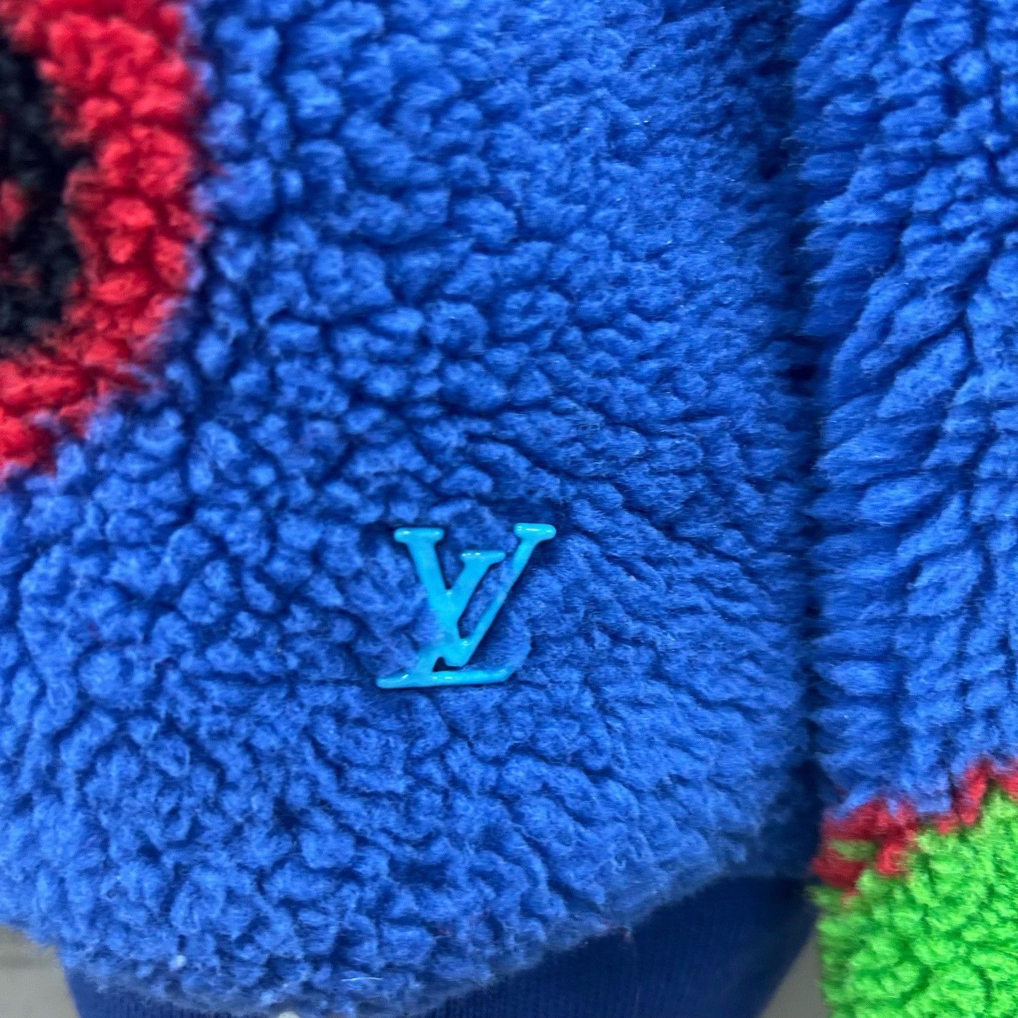 Louis Vuitton louis vuitton blue teddy jacket with prints Size M / US 6-8 / IT 42-44 - 3 Thumbnail