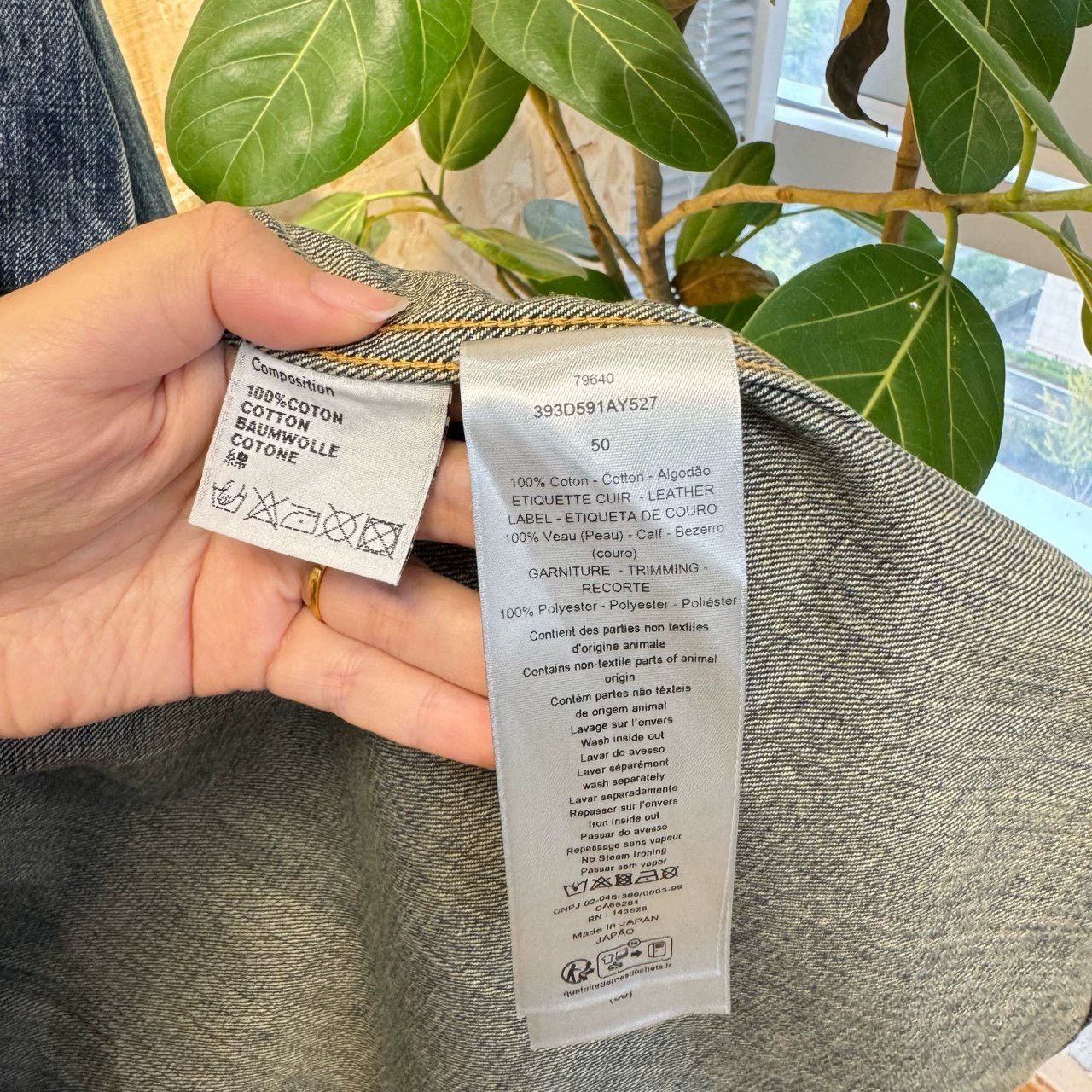 Dior dior x denim tears blue denim jacket Size US L / EU 52-54 / 3 - 4 Thumbnail