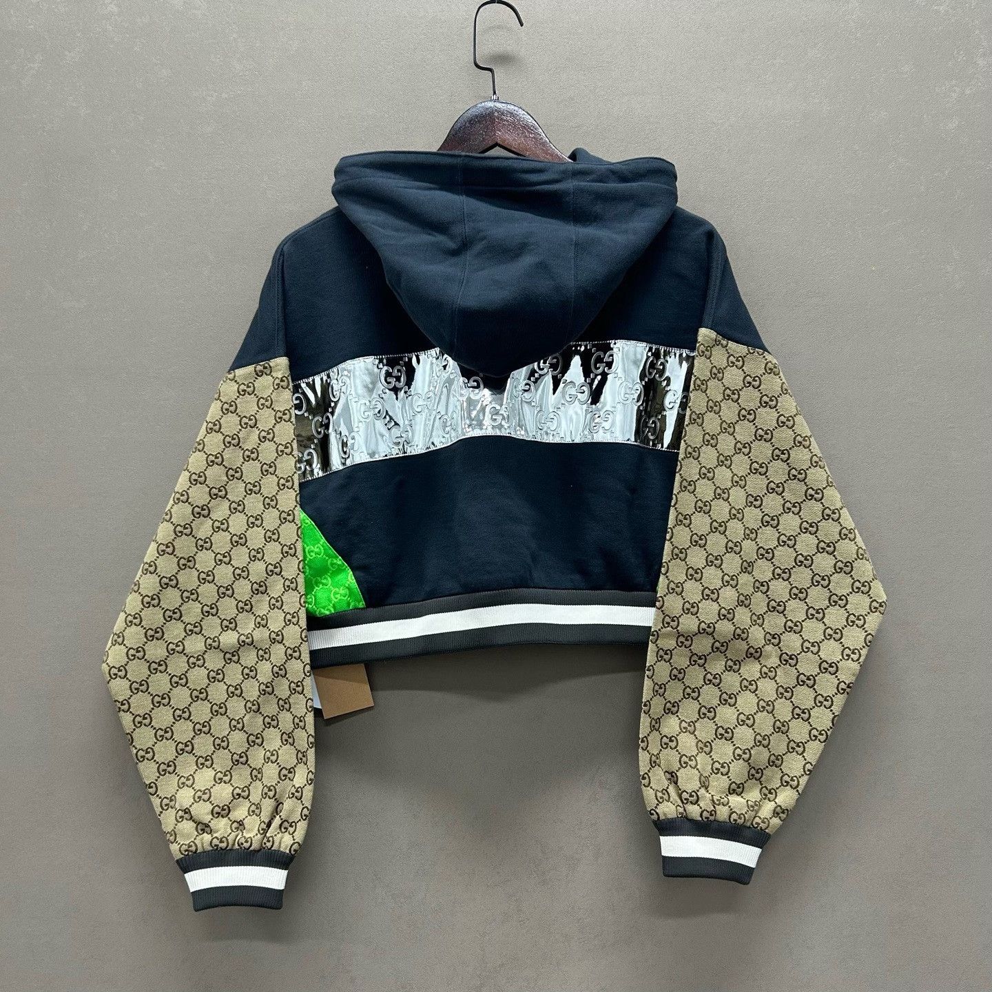 Gucci gucci contrast logo cropped hoodie Size S / US 4 / IT 40 - 2 Thumbnail