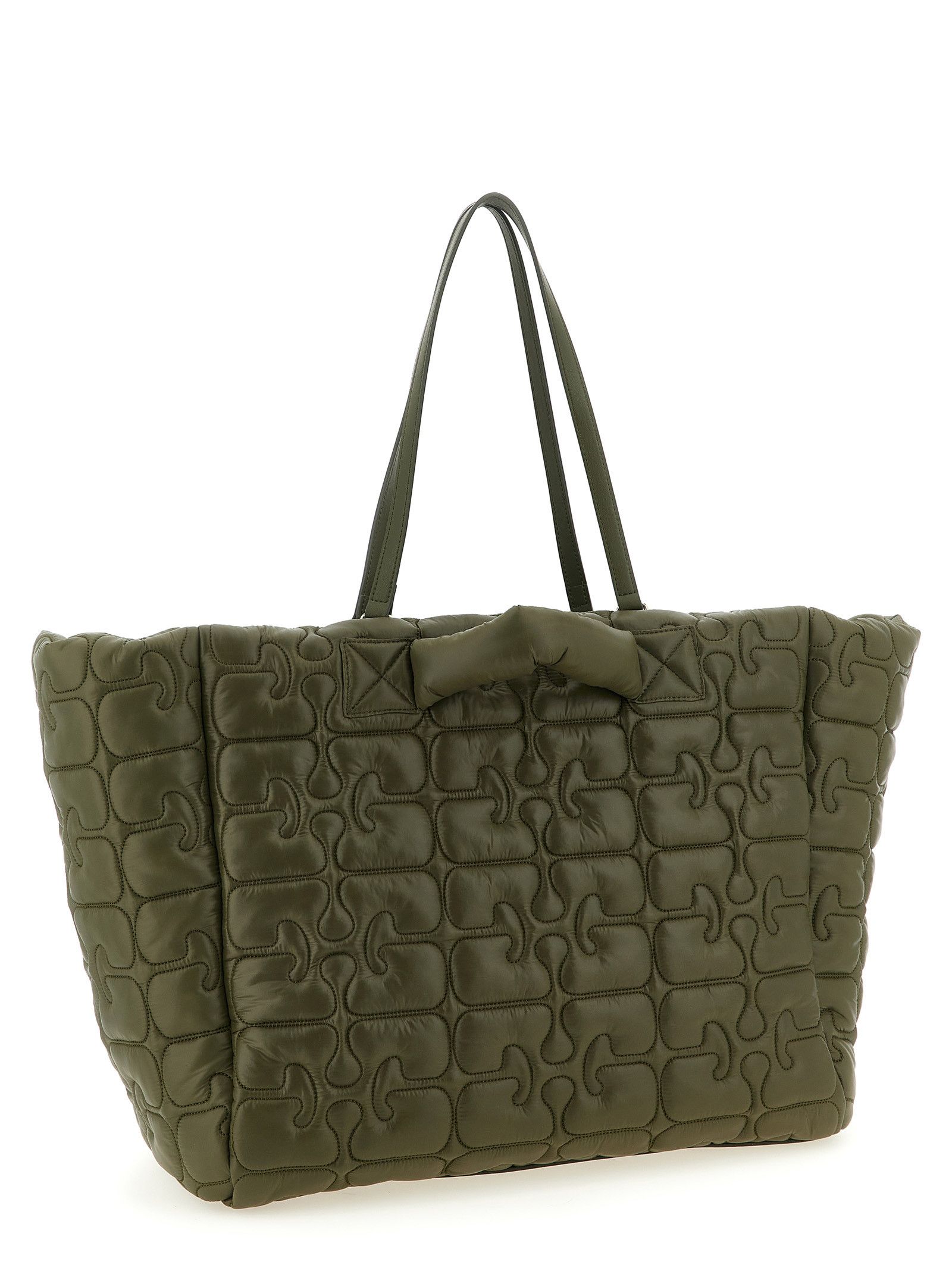 Ganni 'Quilted Re-Tech Xxl Tote' Shopping Bag Size ONE SIZE - 2 Thumbnail