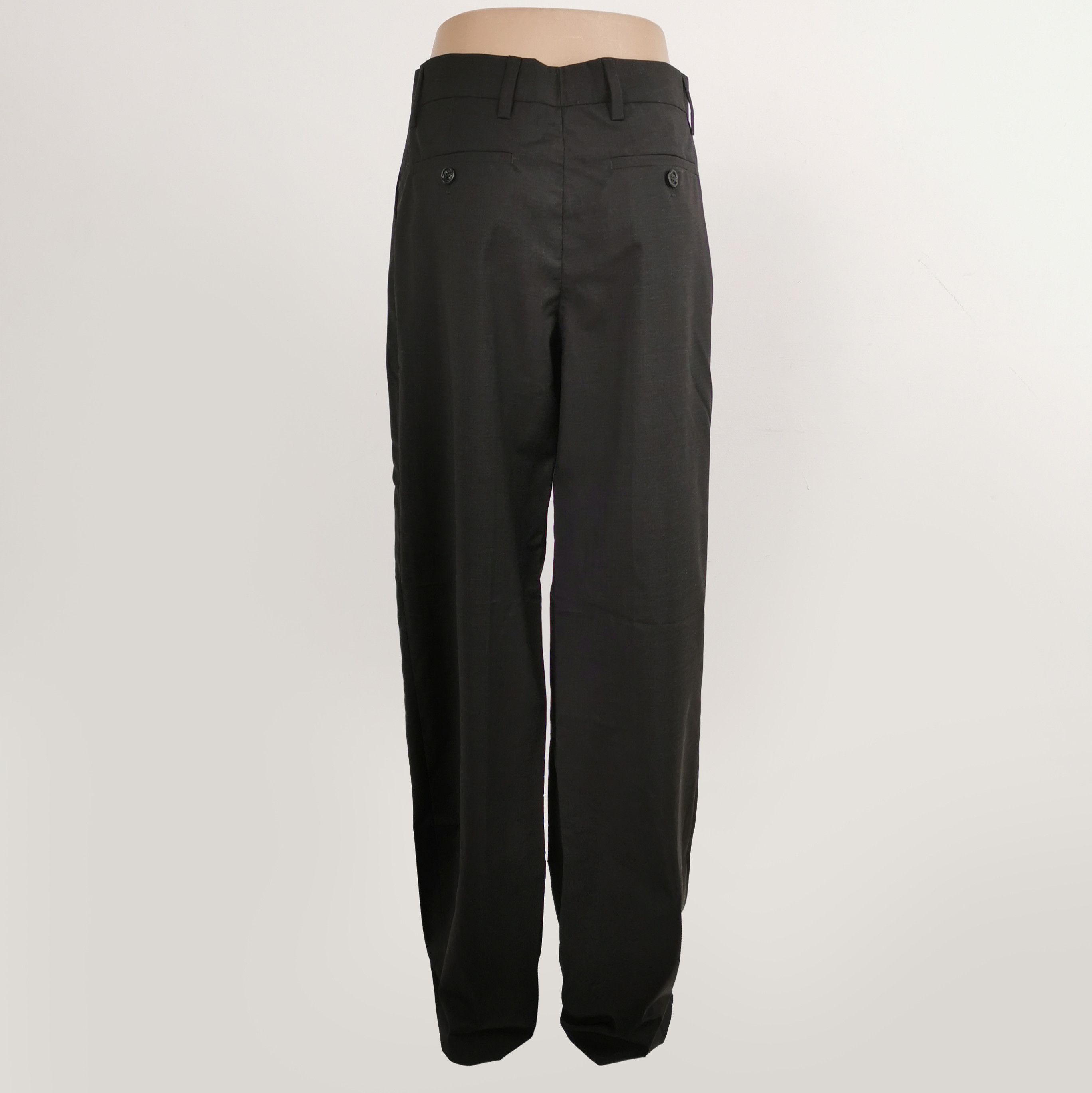 Prada Prada Wool Solid Trousers in Size 38 - dmc Size 38" / US 16 / IT 52 - 2 Thumbnail