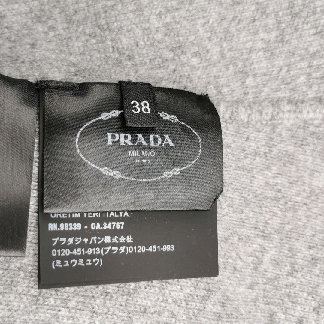 Prada Prada Gray Cashmere Pants for Women - dmc Size 38" / US 16 / IT 52 - 5 Thumbnail