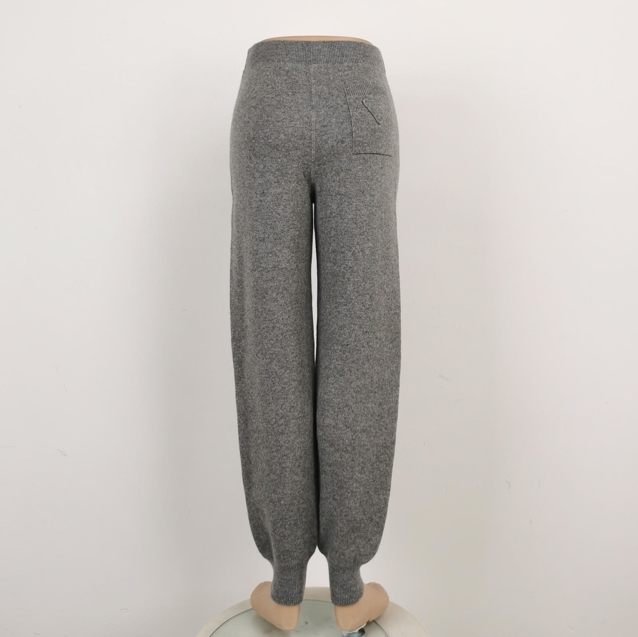 Prada Prada Gray Cashmere Pants for Women - dmc Size 38" / US 16 / IT 52 - 2 Thumbnail