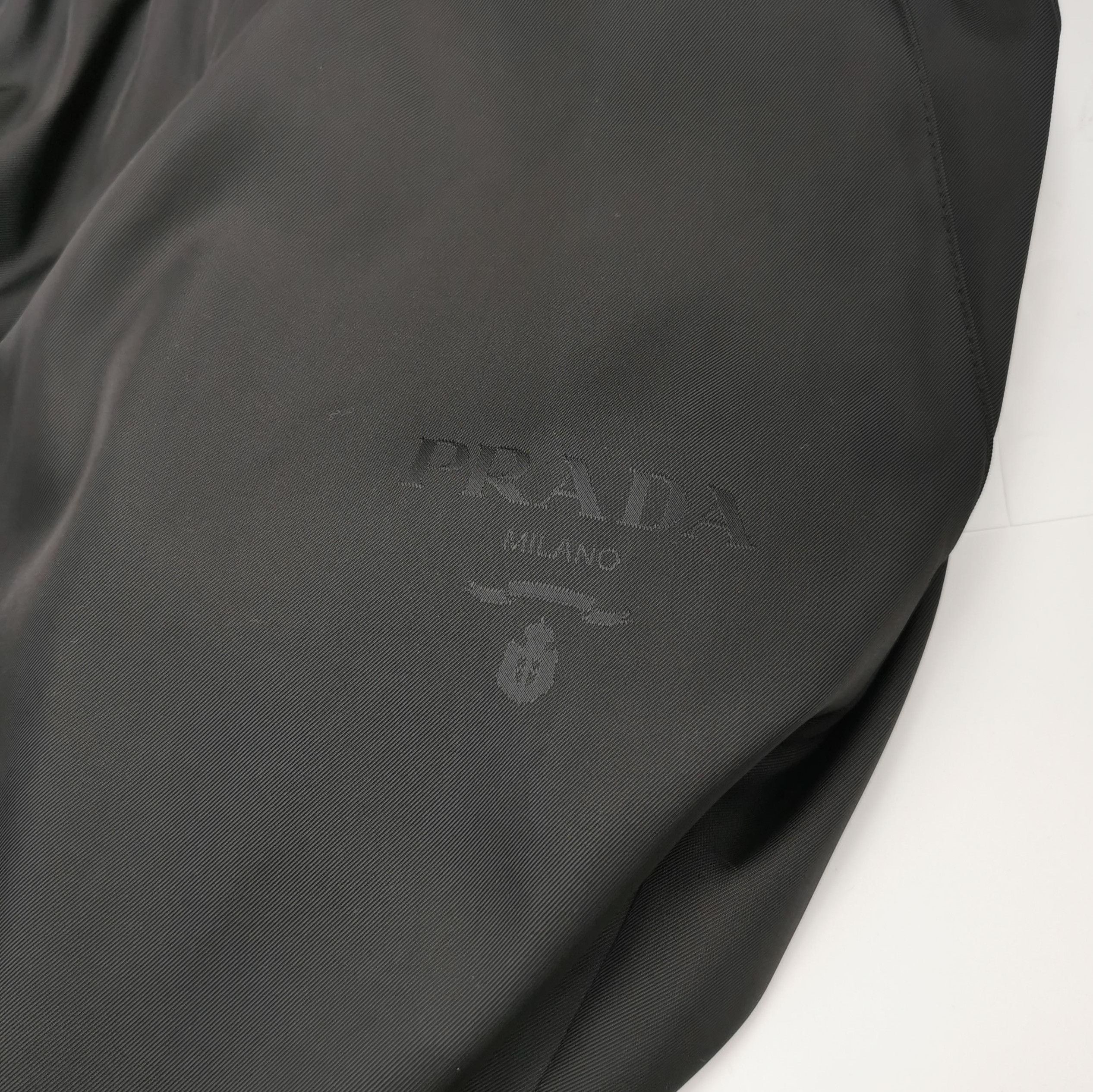 Prada Prada Logo-Embellished Black Trousers - dmc Size 42" / US 20 - 3 Thumbnail